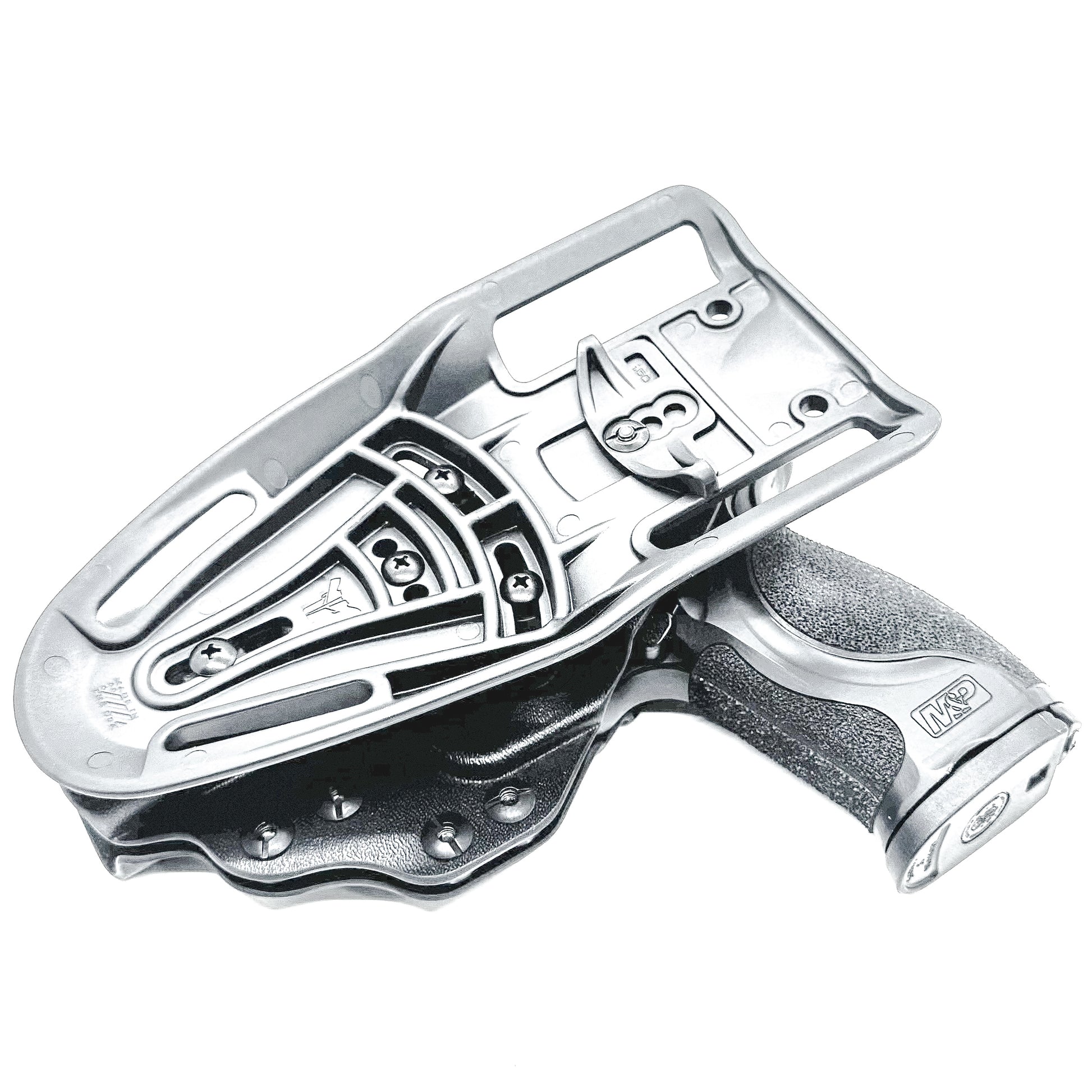 Smith & Wesson M&P 4" & 4.6" 10MM M2.0 Competition Holster from Four Brothers in black with duty drop