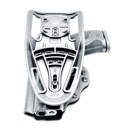 Smith & Wesson M&P 4" & 4.6" 10MM M2.0 Competition Holster from Four Brothers in black with duty drop