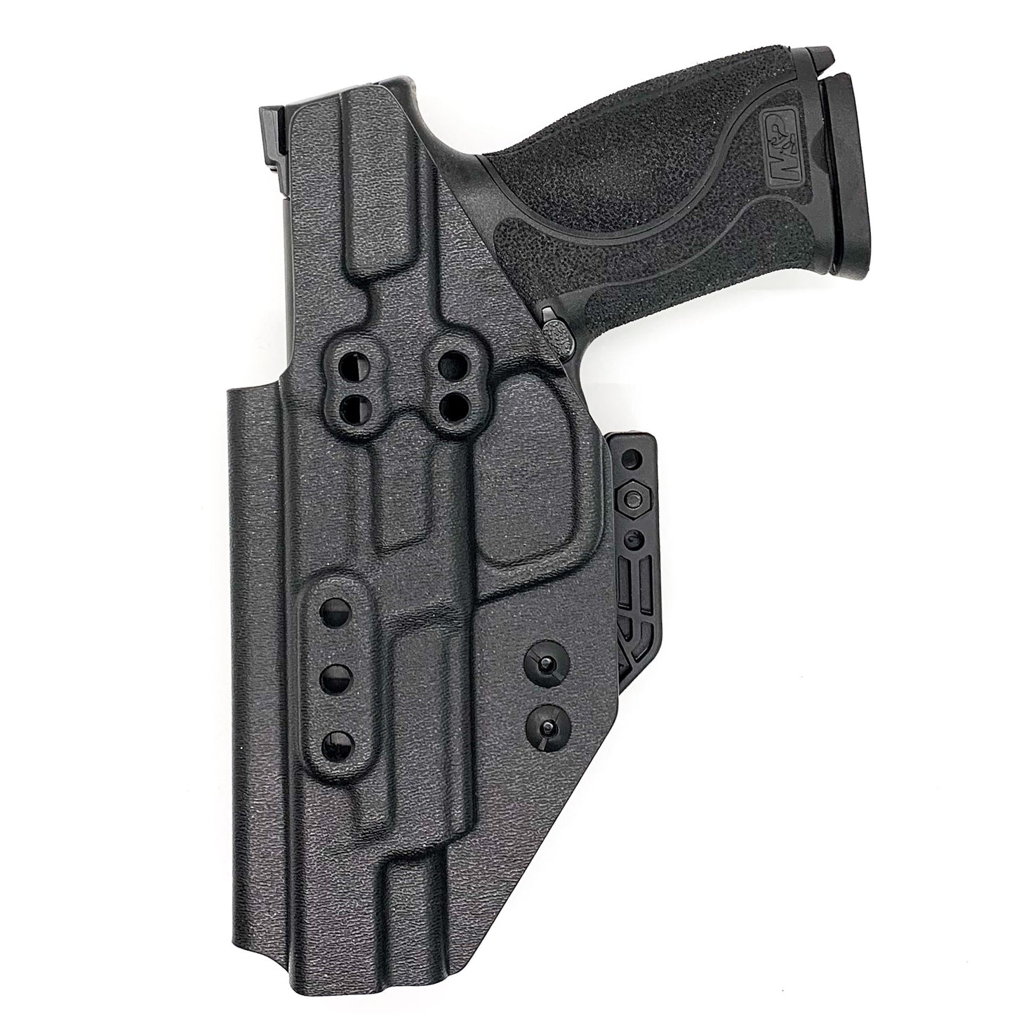 For the best Inside Waistband Holster designed for the Smith and Wesson M&P 10MM M2.0 4" and 4.6" pistol with thumb safety shop Four Brothers 4BROS Holsters.
