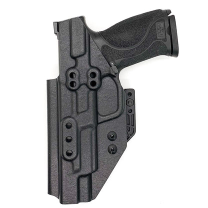 For the best Inside Waistband Holster designed for the Smith and Wesson M&P 10MM M2.0 4" and 4.6" pistol with thumb safety shop Four Brothers 4BROS Holsters.