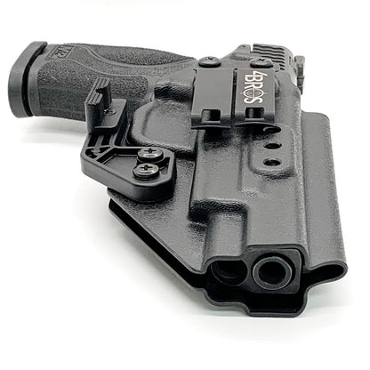 For the best Inside Waistband Holster designed for the Smith and Wesson M&P 10MM M2.0 4" and 4.6" pistol with thumb safety shop Four Brothers 4BROS Holsters.