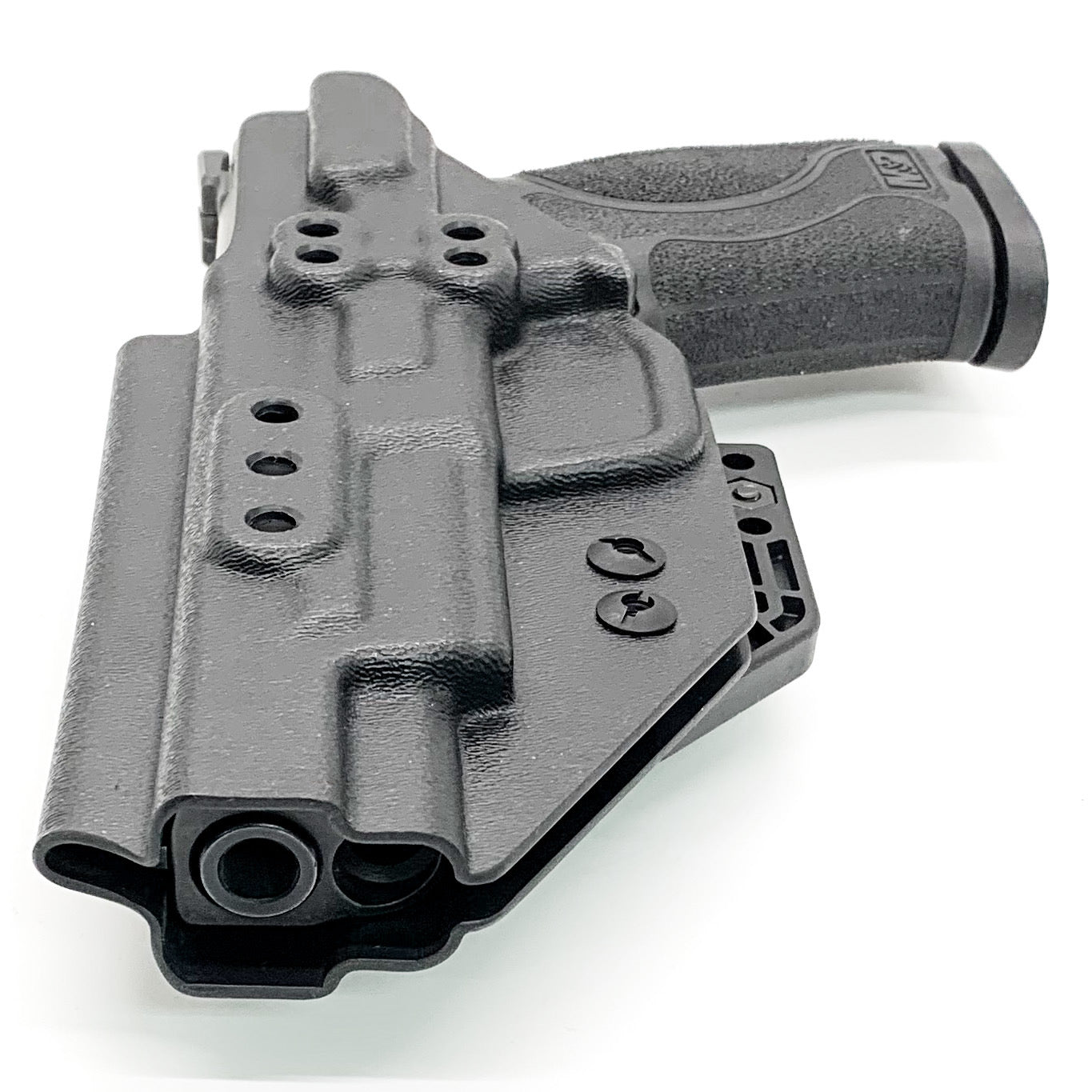For the best Inside Waistband Holster designed for the Smith and Wesson M&P 10MM M2.0 4" and 4.6" pistol with thumb safety shop Four Brothers 4BROS Holsters.