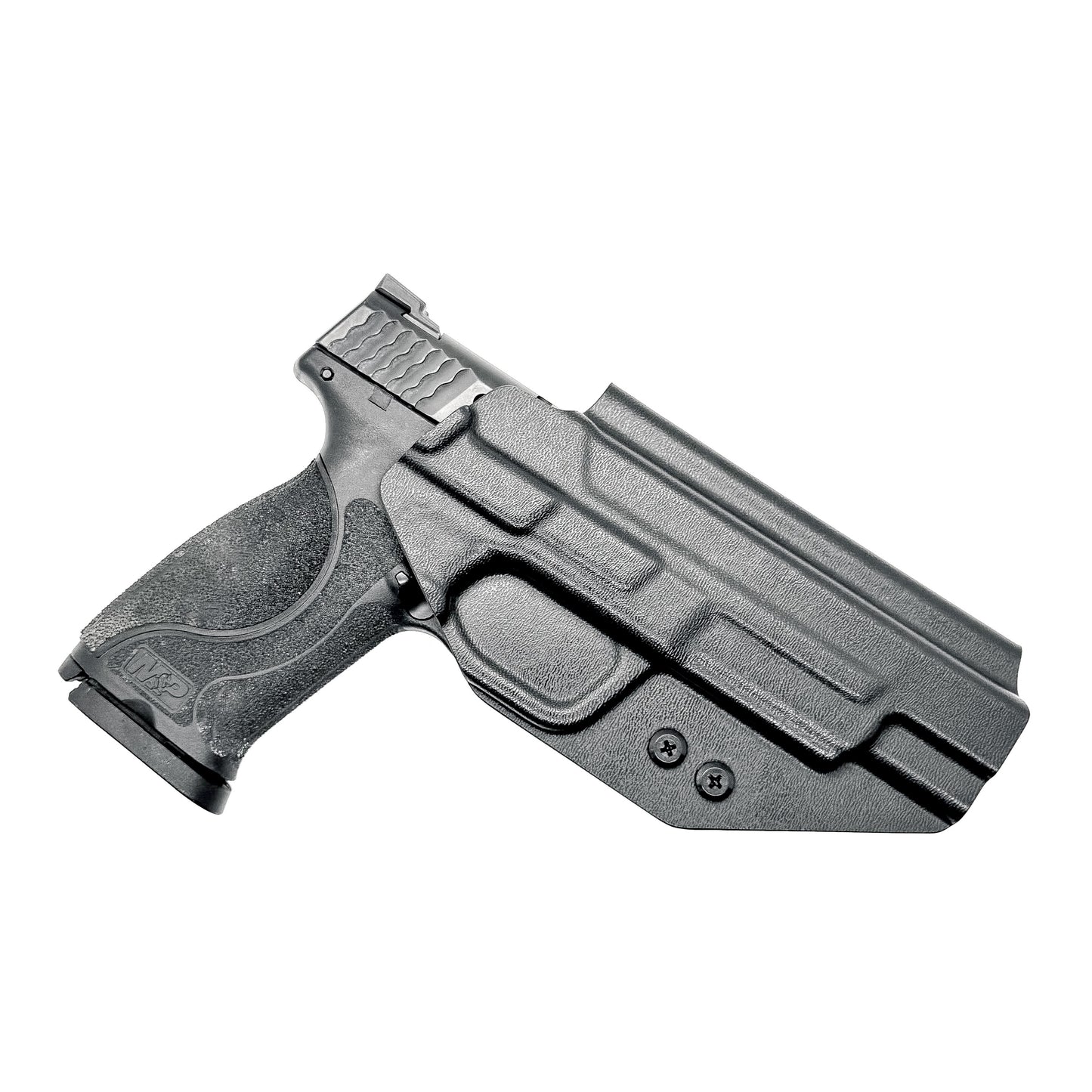 For the best Outside Waistband Holster designed for the Smith and Wesson M&P 10MM M2.0 4" or 4.6" pistol with thumb safety, shop Four Brothers 4BROS Holsters