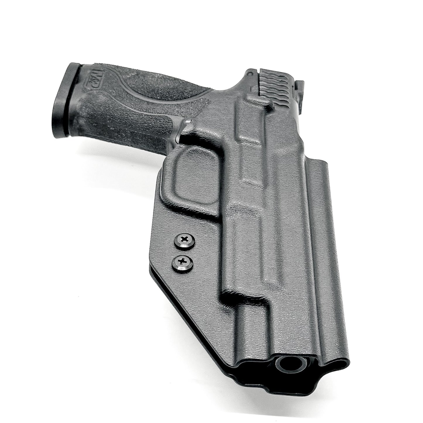 For the best Outside Waistband Holster designed for the Smith and Wesson M&P 10MM M2.0 4" or 4.6" pistol with thumb safety, shop Four Brothers 4BROS Holsters