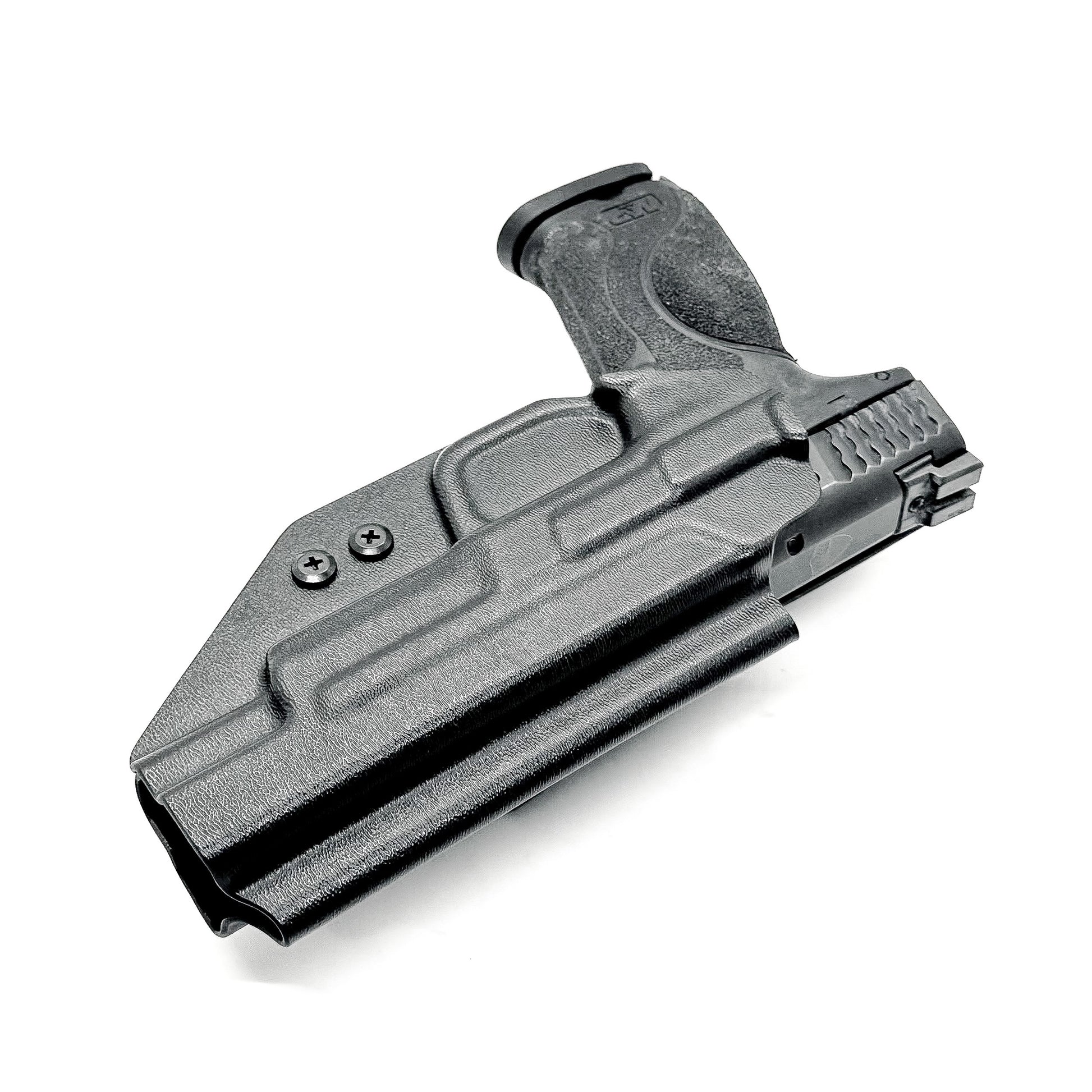 For the best Outside Waistband Holster designed for the Smith and Wesson M&P 10MM M2.0 4" or 4.6" pistol with thumb safety, shop Four Brothers 4BROS Holsters