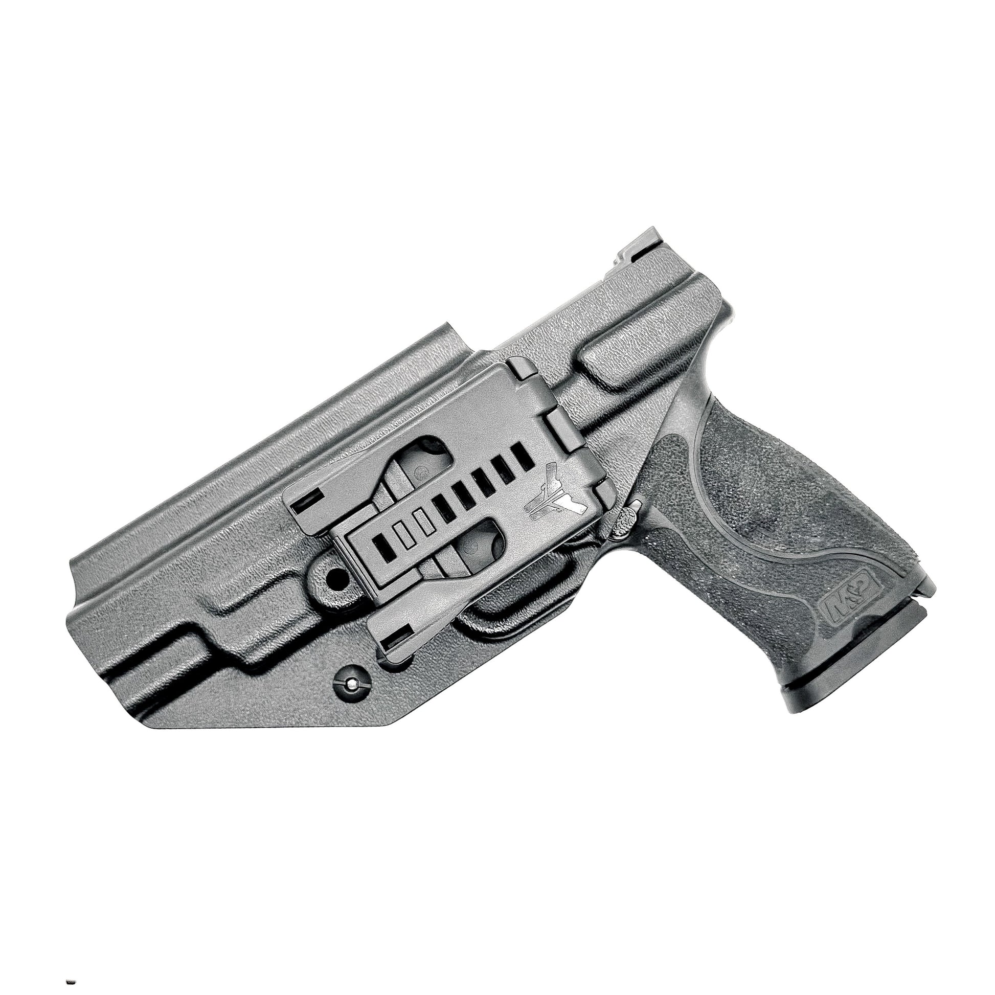For the best Outside Waistband Holster designed for the Smith and Wesson M&P 10MM M2.0 4" or 4.6" pistol with thumb safety, shop Four Brothers 4BROS Holsters