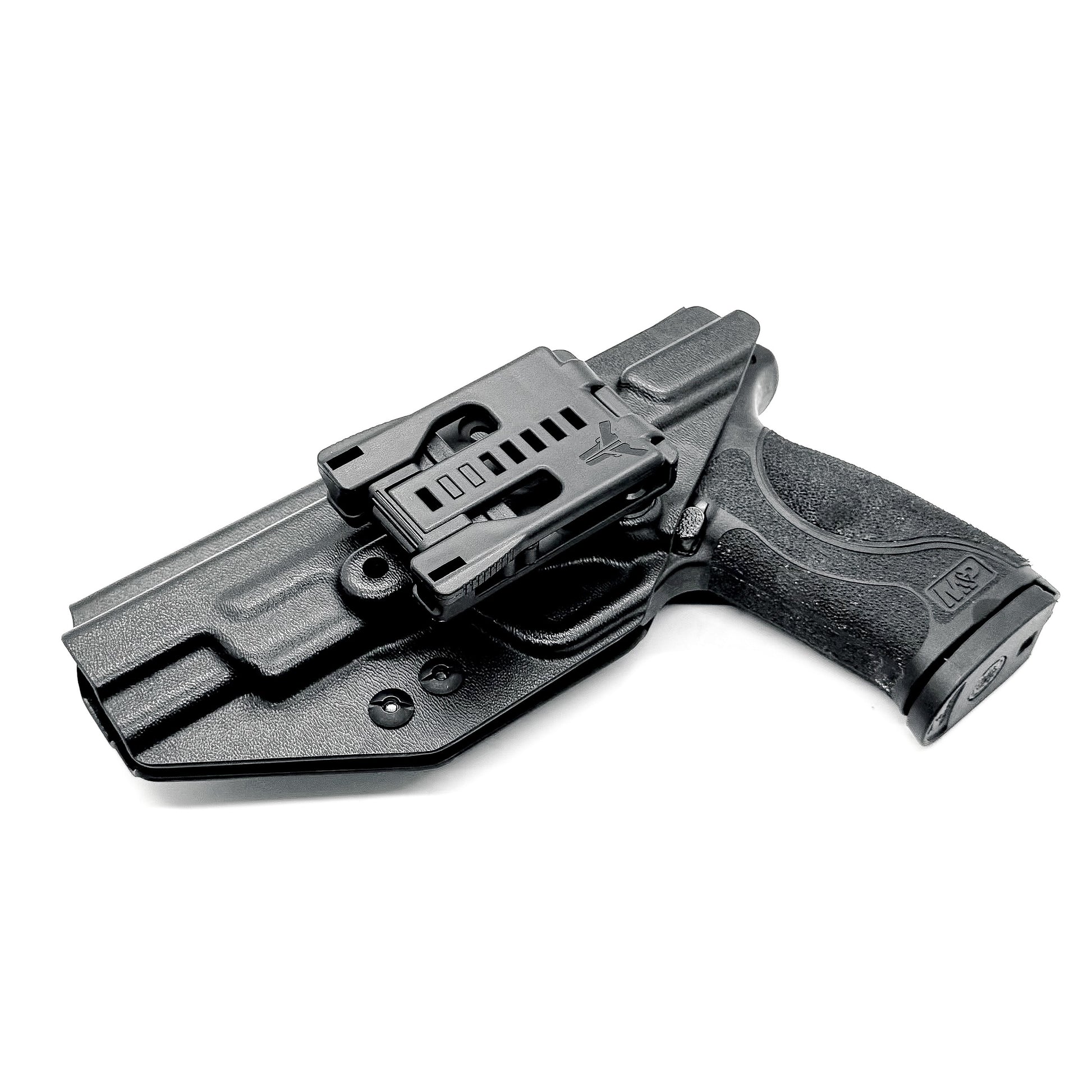 For the best Outside Waistband Holster designed for the Smith and Wesson M&P 10MM M2.0 4" or 4.6" pistol with thumb safety, shop Four Brothers 4BROS Holsters