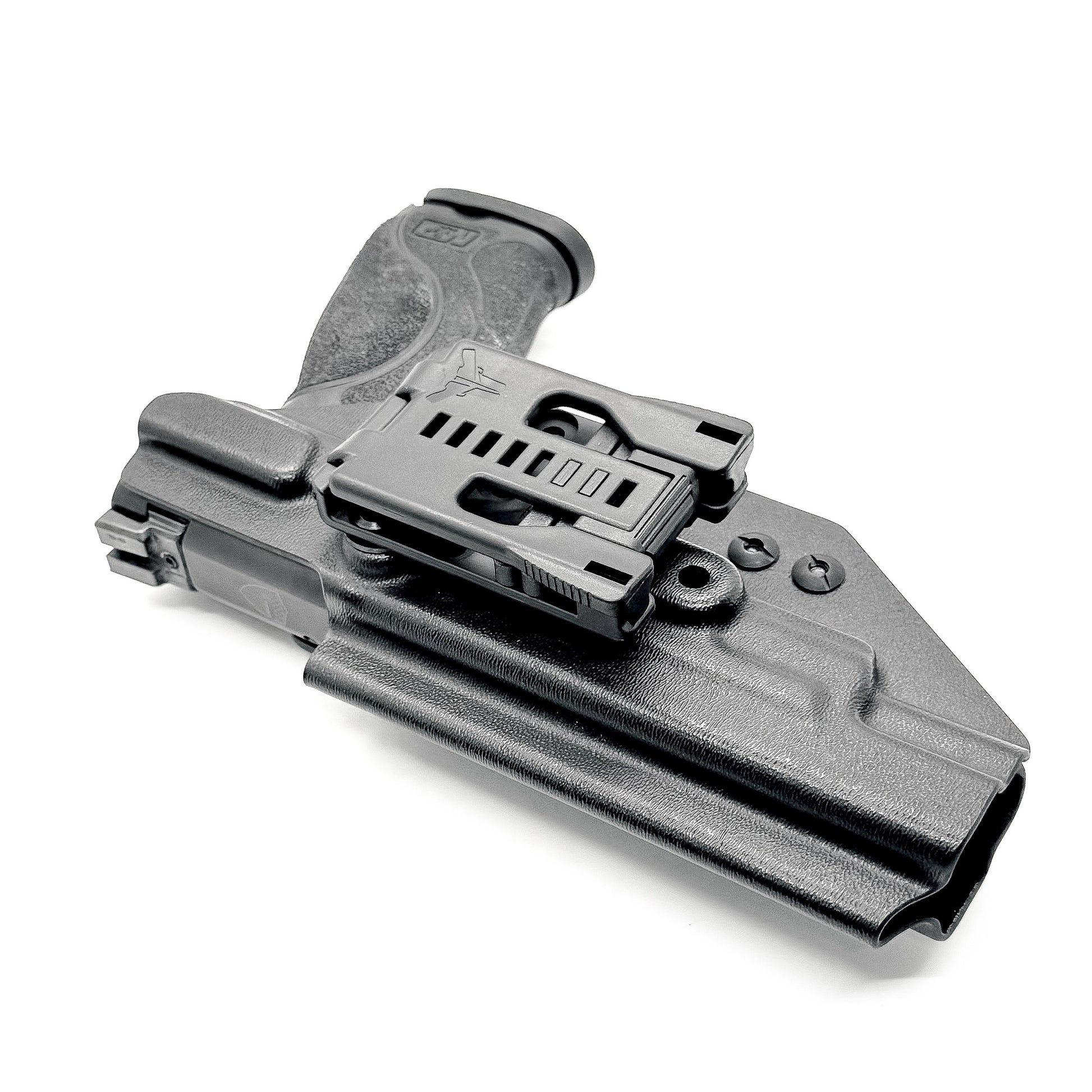 For the best Outside Waistband Holster designed for the Smith and Wesson M&P 10MM M2.0 4" or 4.6" pistol with thumb safety, shop Four Brothers 4BROS Holsters