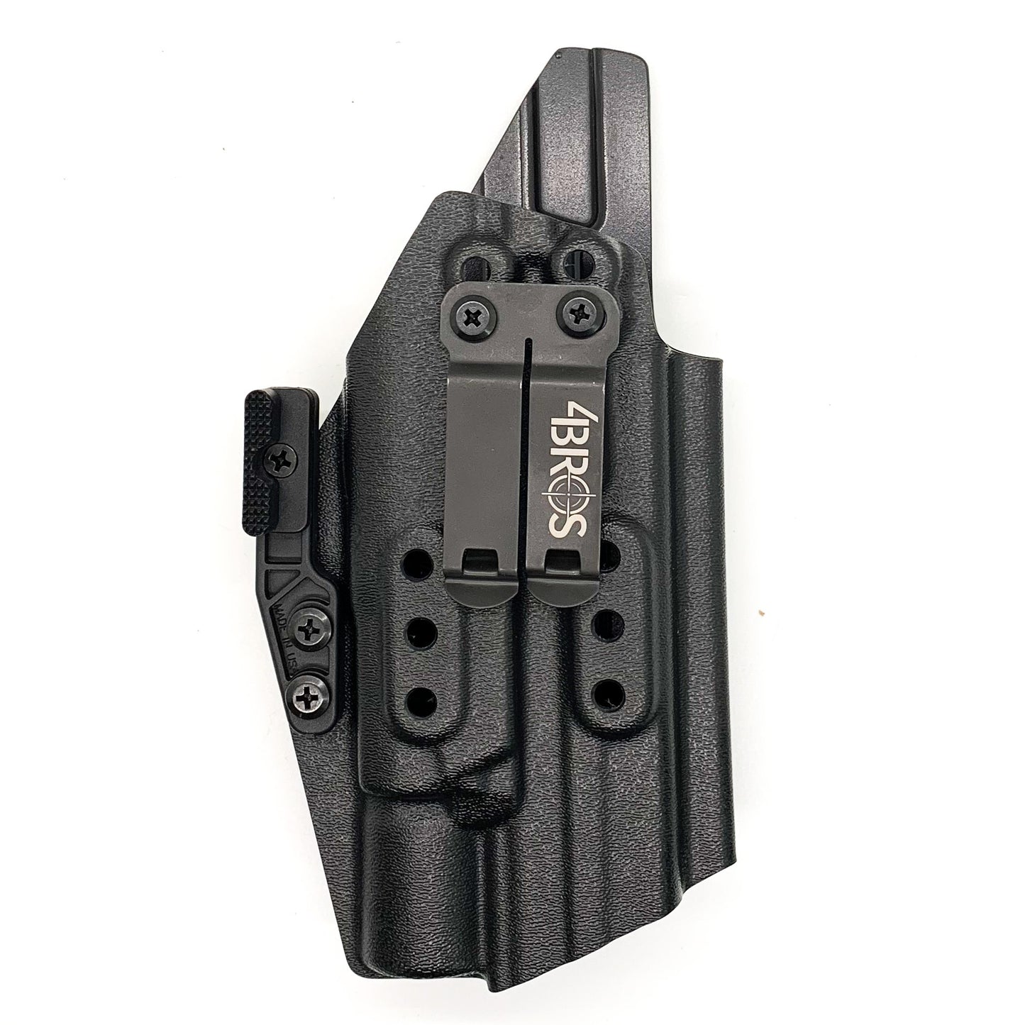For the best IWB Holster for the Smith & Wesson M&P 10MM M2.0 4" or 4.6" with thumb safety & Surefire X300U-A or B, X-300T-A or B shop Four Brothers Holsters.