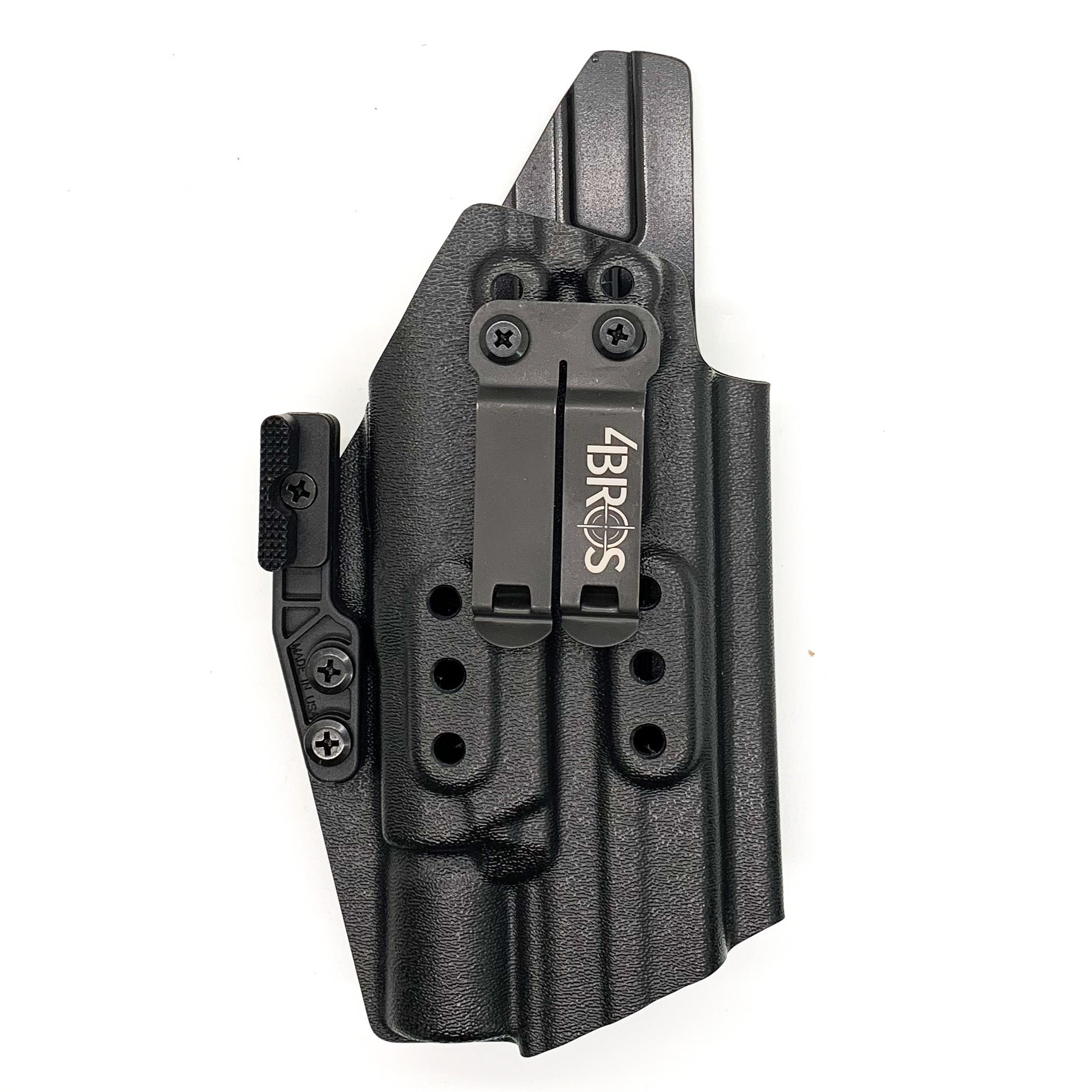 For the best IWB Holster for the Smith & Wesson M&P 10MM M2.0 4" or 4.6" with thumb safety & Surefire X300U-A or B, X-300T-A or B shop Four Brothers Holsters.