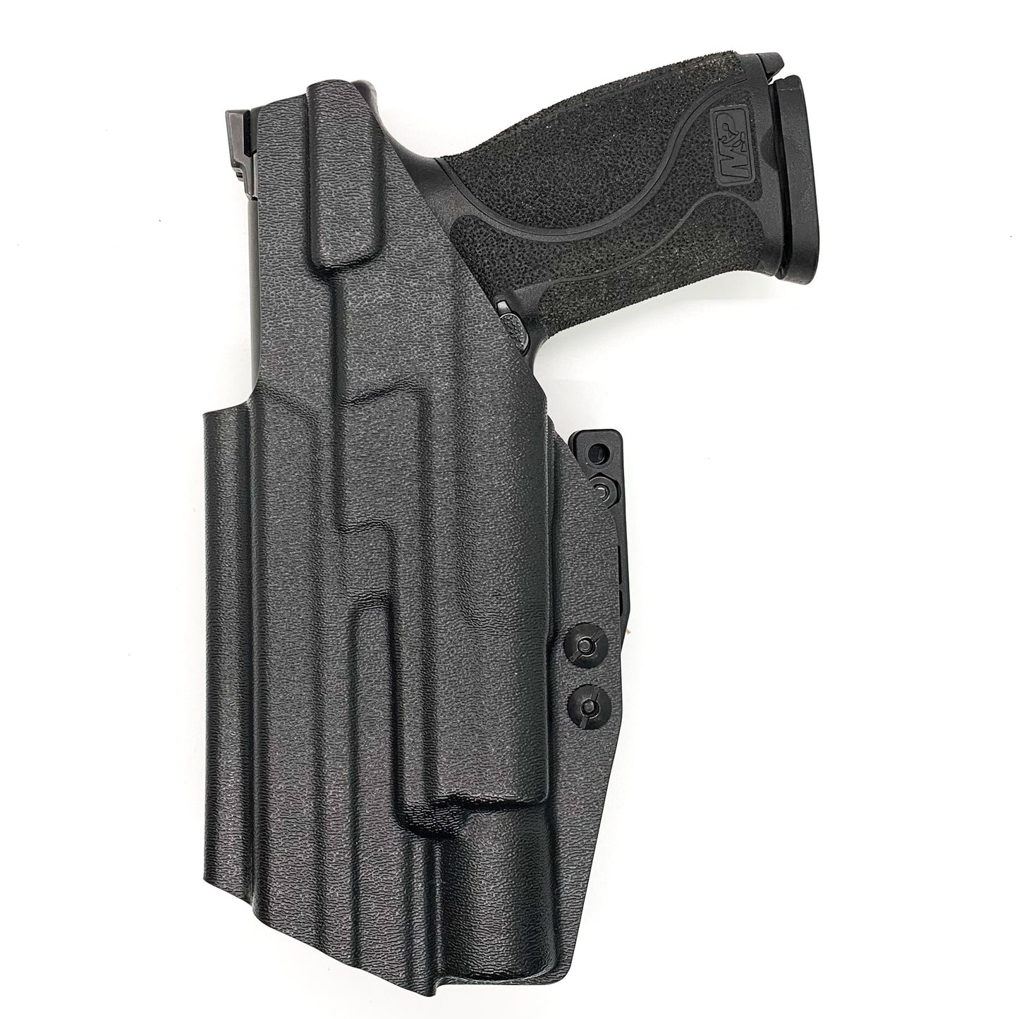 For the best IWB Holster for the Smith & Wesson M&P 10MM M2.0 4" or 4.6" with thumb safety & Surefire X300U-A or B, X-300T-A or B shop Four Brothers Holsters.