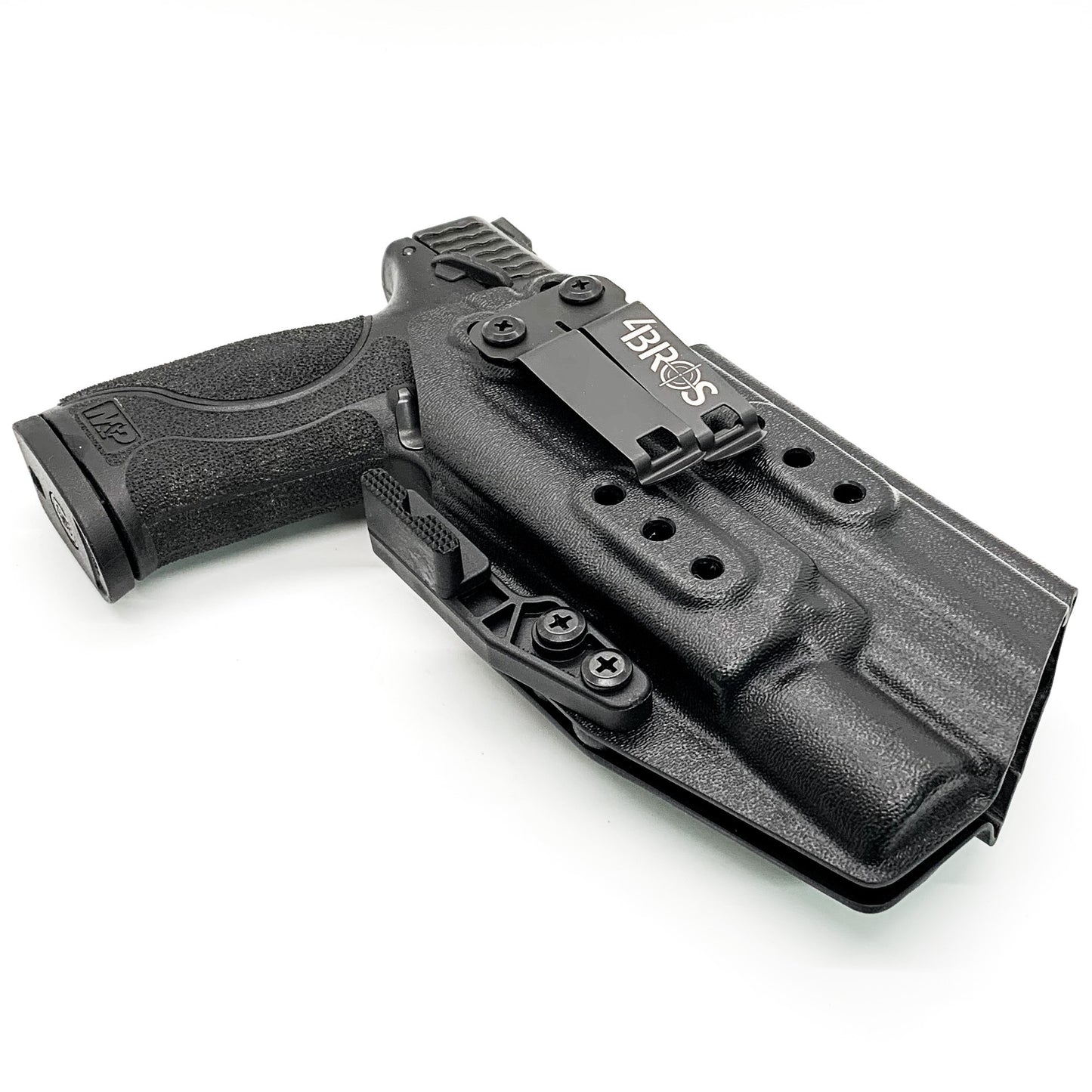 For the best IWB Holster for the Smith & Wesson M&P 10MM M2.0 4" or 4.6" with thumb safety & Surefire X300U-A or B, X-300T-A or B shop Four Brothers Holsters.