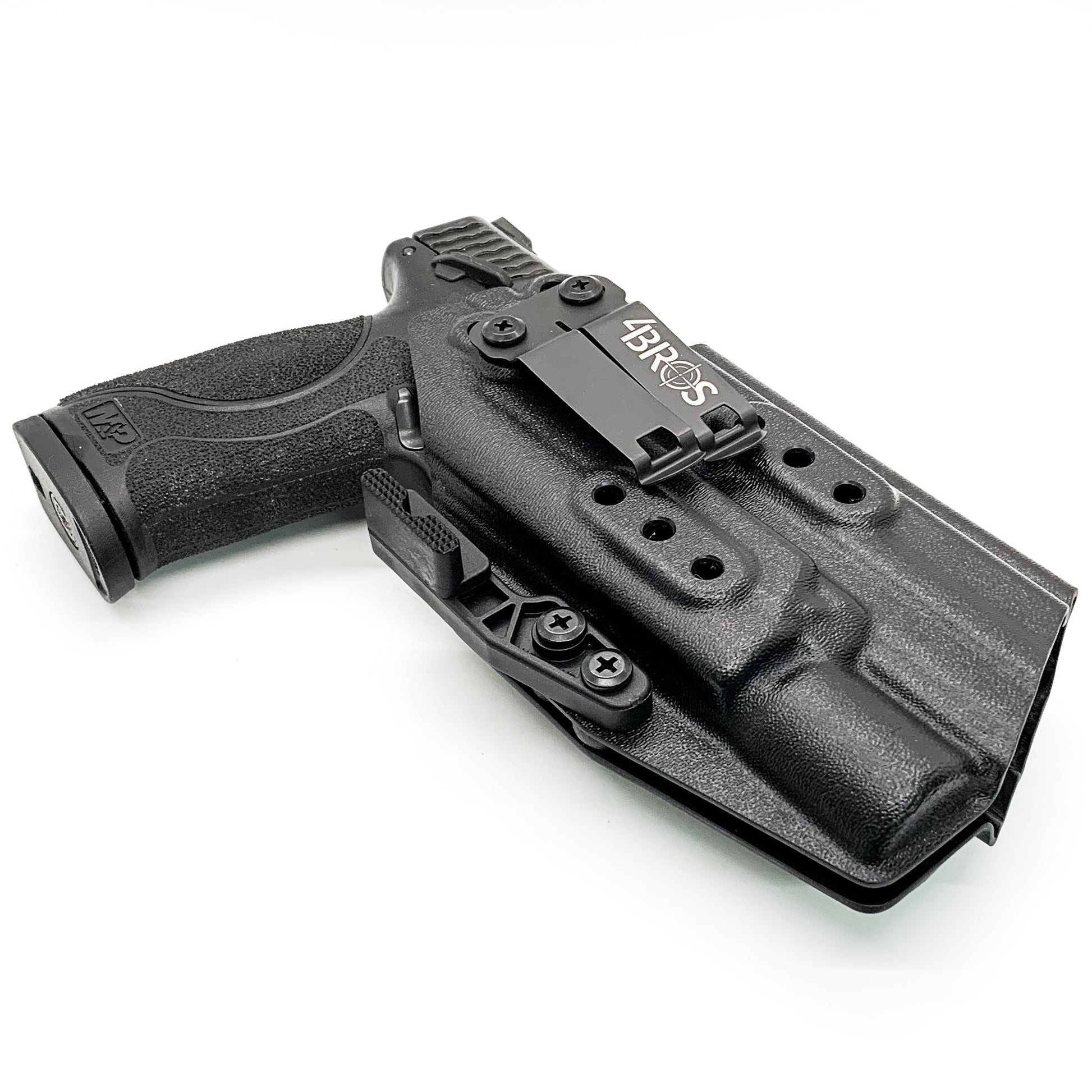For the best IWB Holster for the Smith & Wesson M&P 10MM M2.0 4" or 4.6" with thumb safety & Surefire X300U-A or B, X-300T-A or B shop Four Brothers Holsters.