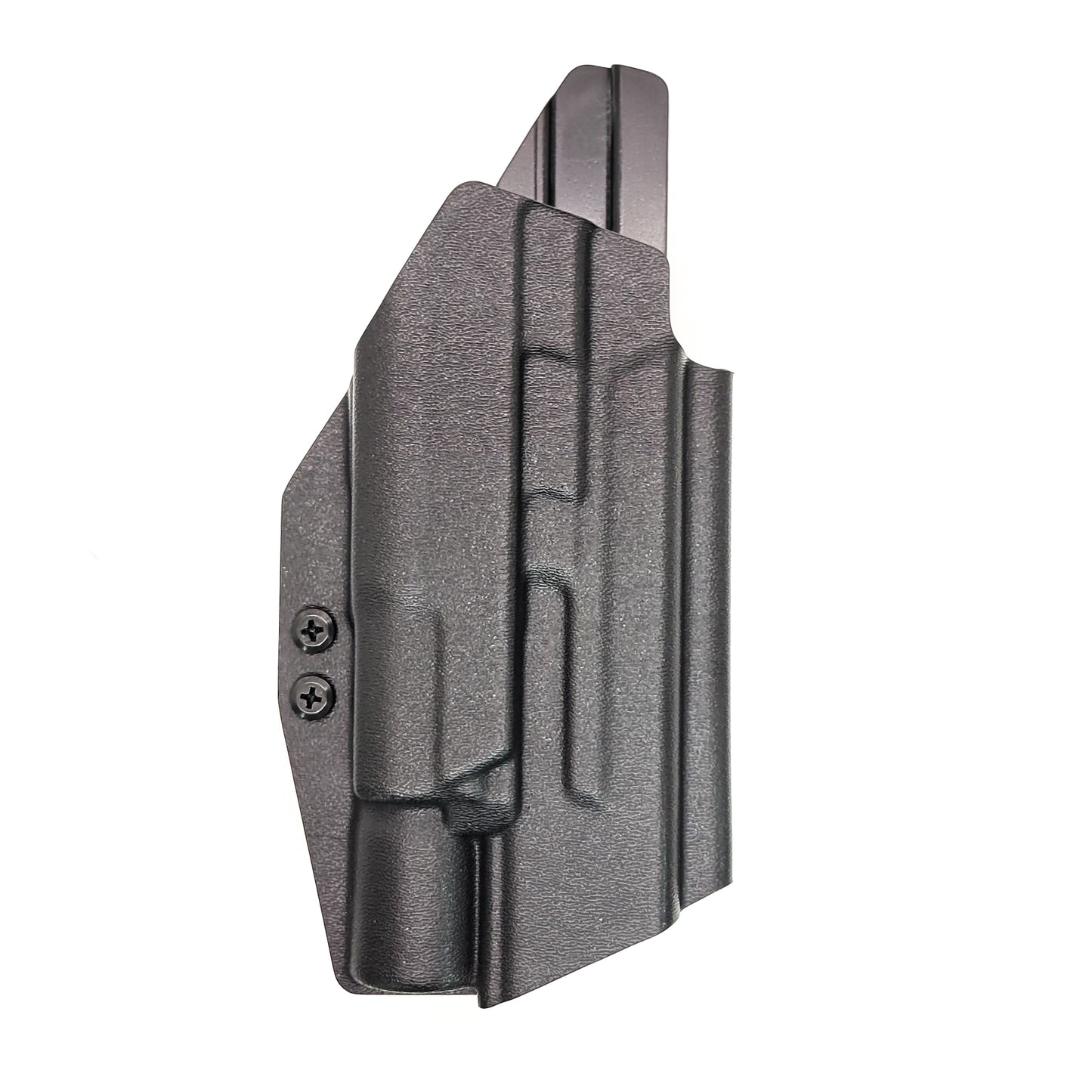 For the best OWB Holster for the Smith & Wesson M&P 10MM M2.0 4" or 4.6" pistol with thumb safety & Surefire X300U-A or B, X300T-A shop Four Brothers Holsters.