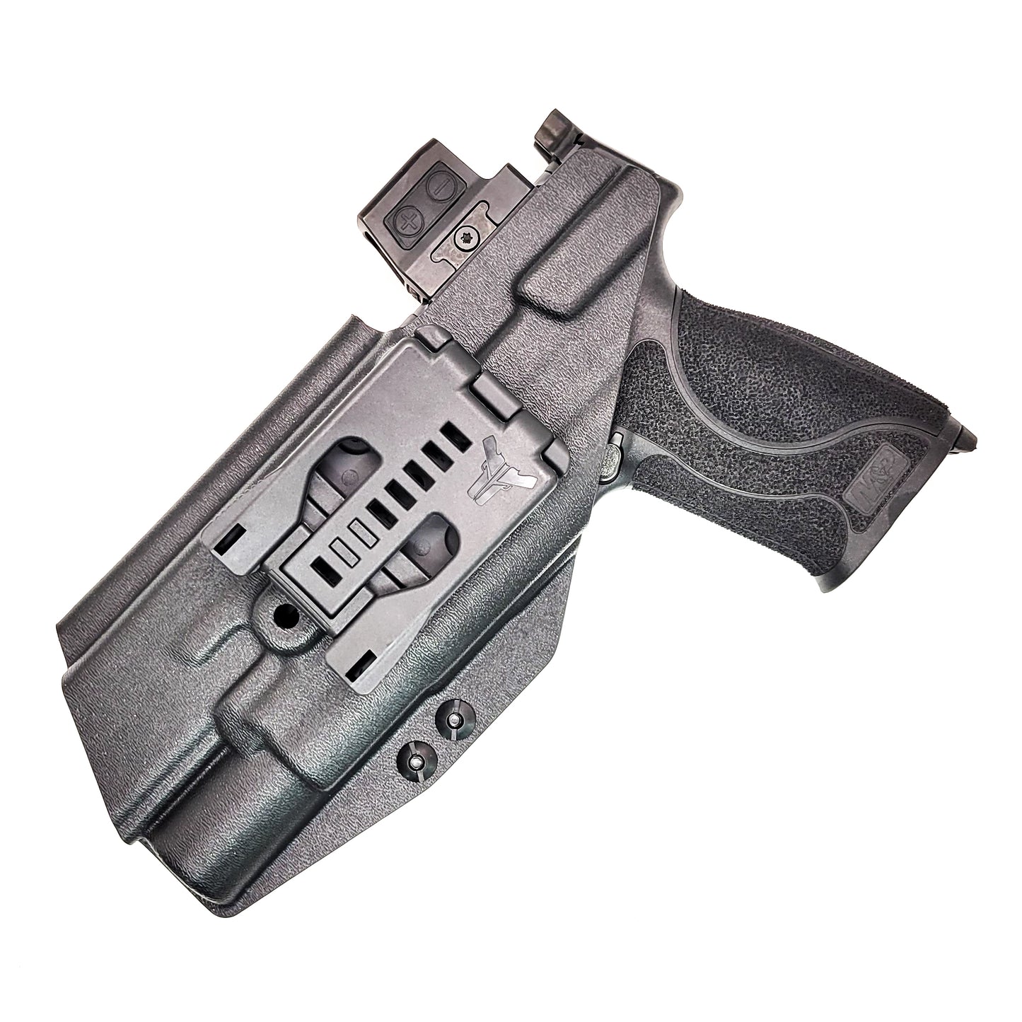 For the best OWB Holster for the Smith & Wesson M&P 10MM M2.0 4" or 4.6" pistol with thumb safety & Surefire X300U-A or B, X300T-A shop Four Brothers Holsters.