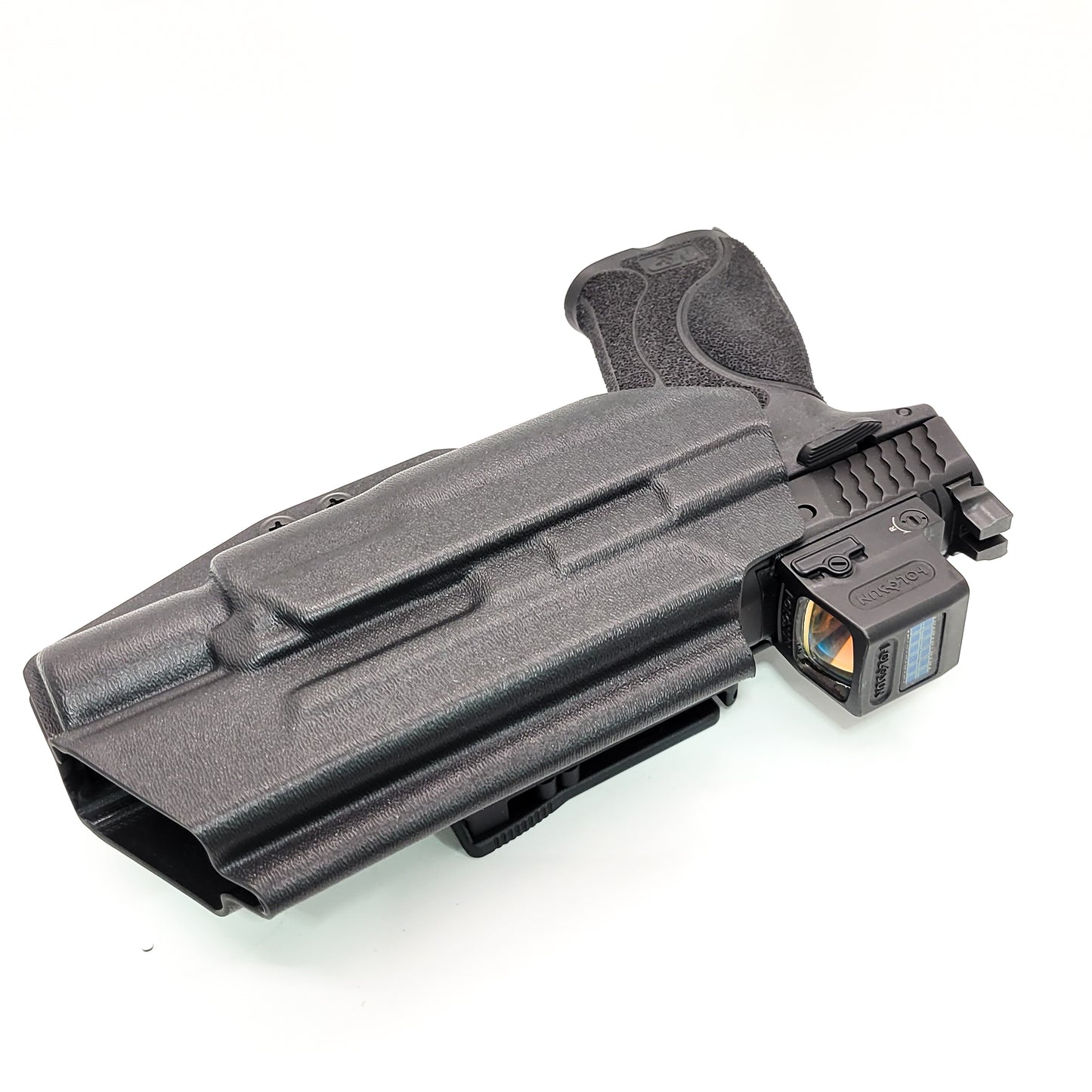 For the best OWB Holster for the Smith & Wesson M&P 10MM M2.0 4" or 4.6" pistol with thumb safety & Surefire X300U-A or B, X300T-A shop Four Brothers Holsters.