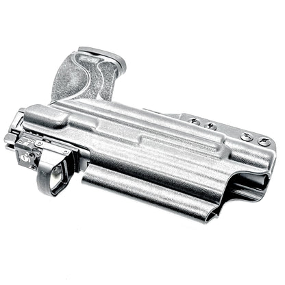 For the best IWB Holster for the Smith & Wesson M&P 10MM M2.0 4" with thumb safety & Surefire X300U-A or B, X-300T-A or B shop 4BROS Holsters. Made in USA.