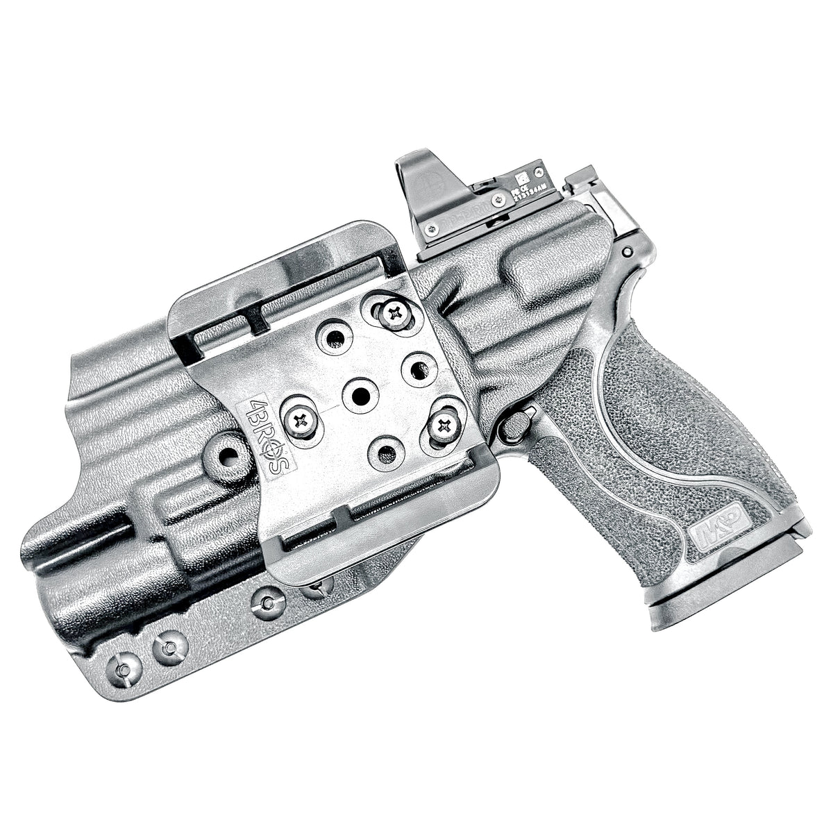 For the best OWB Holster for the Smith & Wesson M&P 10MM M2.0 4" pistol with thumb safety & Surefire X300U or X300T shop Four Brothers Holsters. Made in USA.