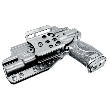 For the best OWB Holster for the Smith & Wesson M&P 10MM M2.0 4" pistol with thumb safety & Surefire X300U or X300T shop Four Brothers Holsters. Made in USA.