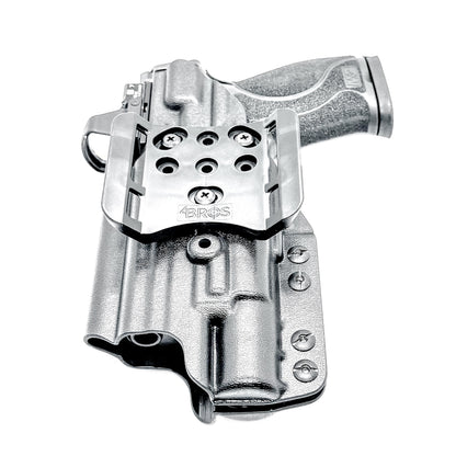For the best OWB Holster for the Smith & Wesson M&P 10MM M2.0 4" pistol with thumb safety & Surefire X300U or X300T shop Four Brothers Holsters. Made in USA.