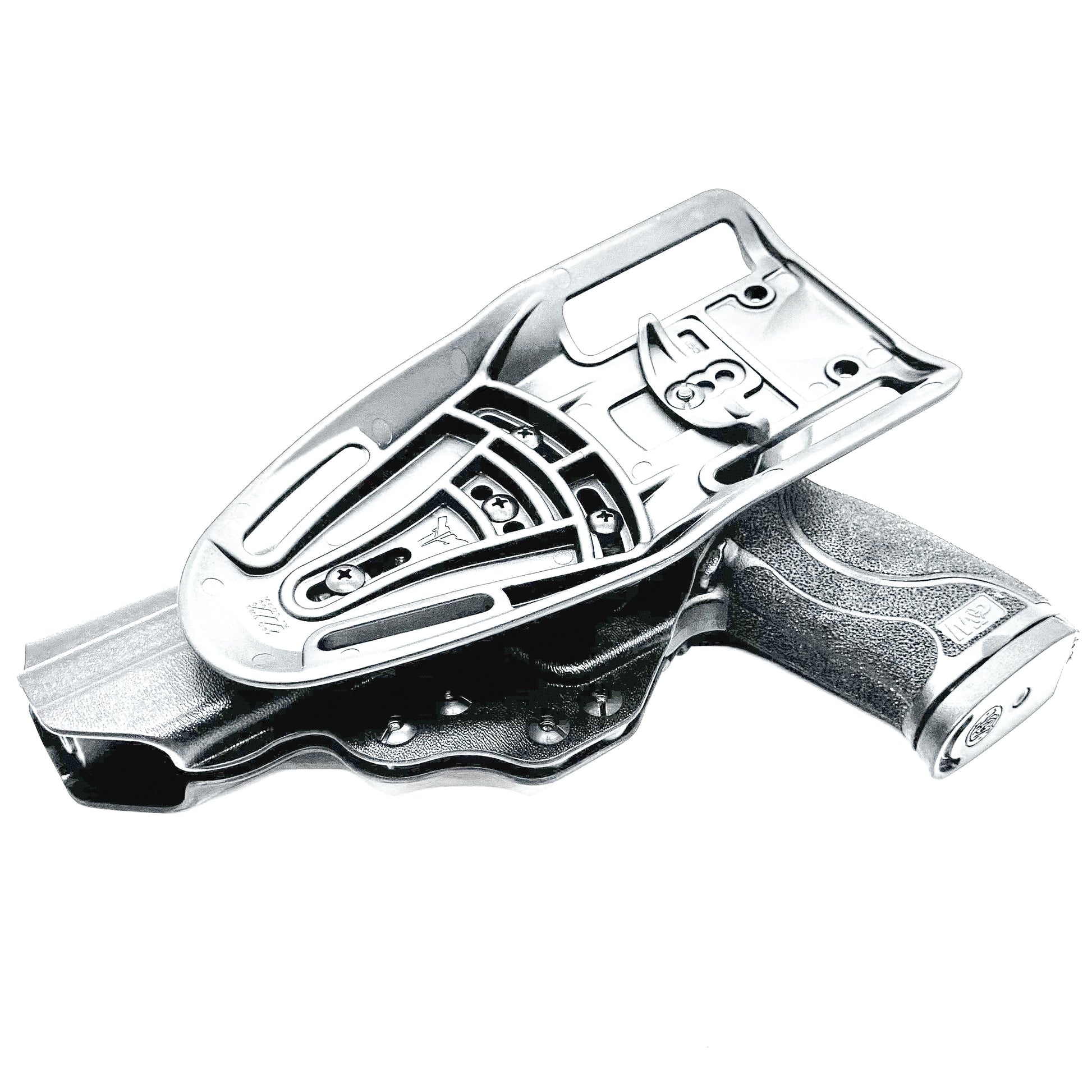 Black Smith & Wesson M&P 5.6 10MM M2.0 Duty & Competition Holster with Duty Drop