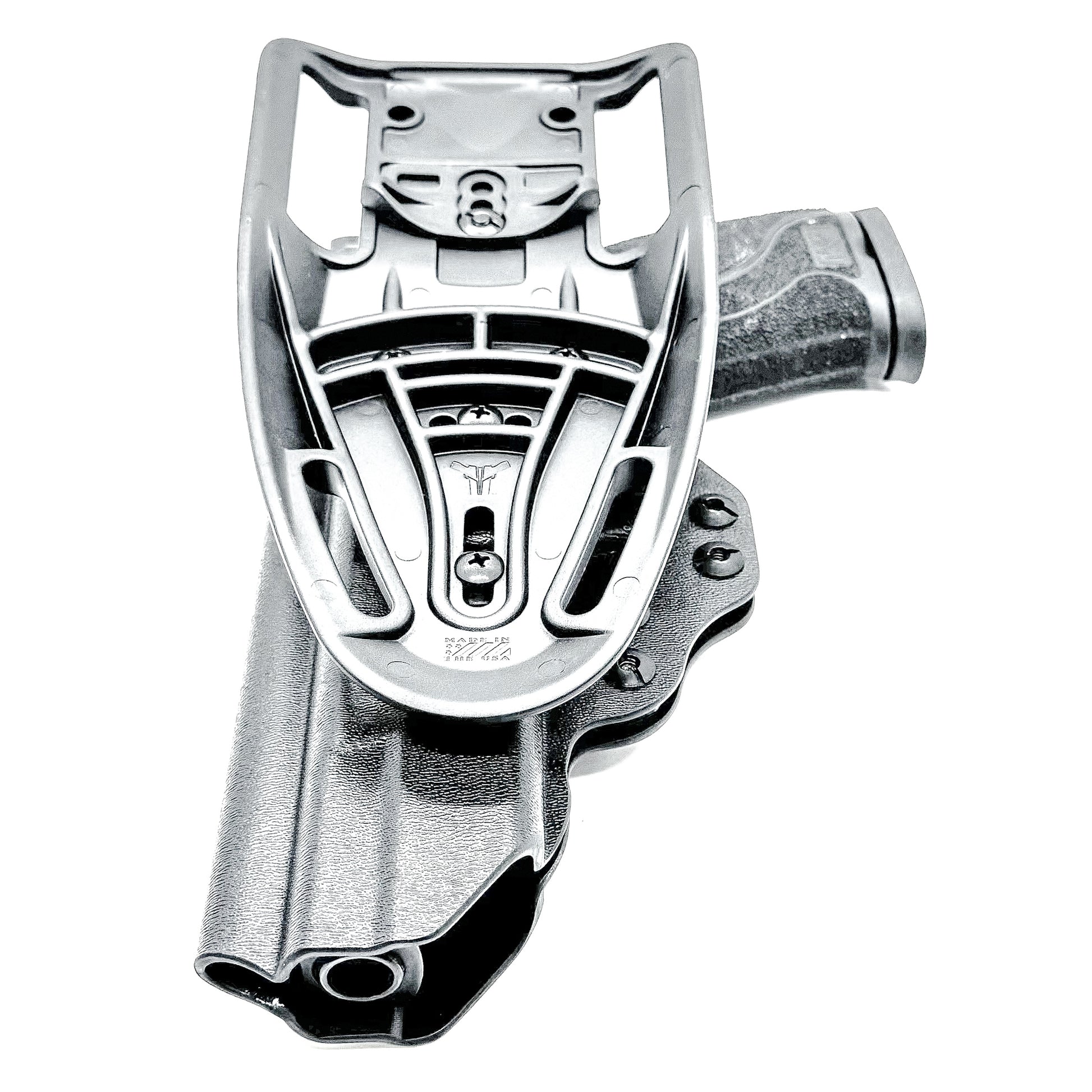 Black Smith & Wesson M&P 5.6 10MM M2.0 Duty & Competition Holster with Duty Drop