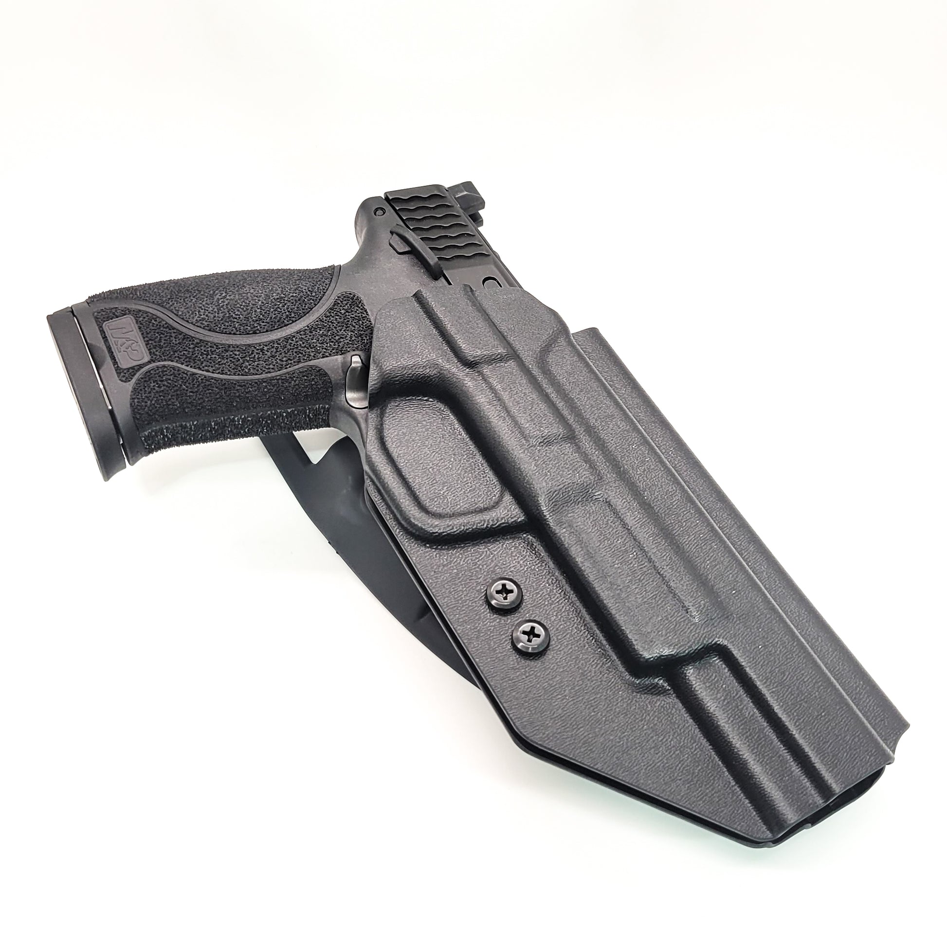 For the best OWB S&W M&P 10MM M2.0 4", 4.6" & Performance Center 5.6" pistols with the thumb safety Duty & Competition Holster, shop Four Brothers Holsters. 