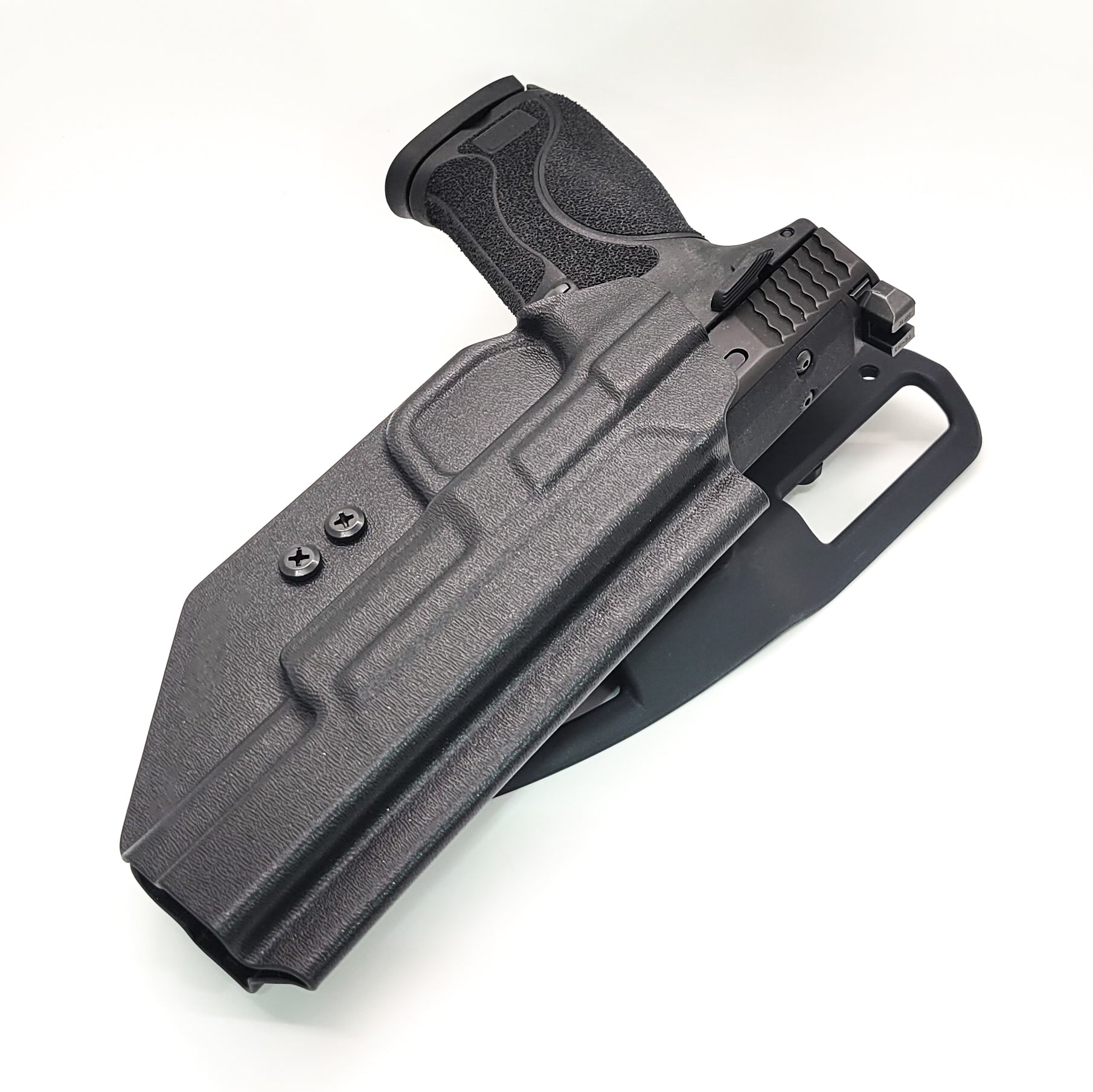 For the best OWB S&W M&P 10MM M2.0 4", 4.6" & Performance Center 5.6" pistols with the thumb safety Duty & Competition Holster, shop Four Brothers Holsters. 