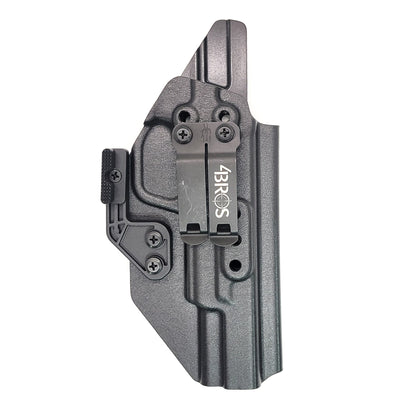 For the Best IWB AIWB for the Smith and Wesson M&P 5.6" Performance Center 10MM M2.0 pistol with or without thumb safety, shop Four Brothers 4BROS Holsters.  