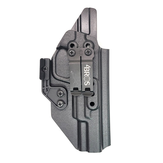 For the Best IWB AIWB for the Smith and Wesson M&P 5.6" Performance Center 10MM M2.0 pistol with or without thumb safety, shop Four Brothers 4BROS Holsters.  
