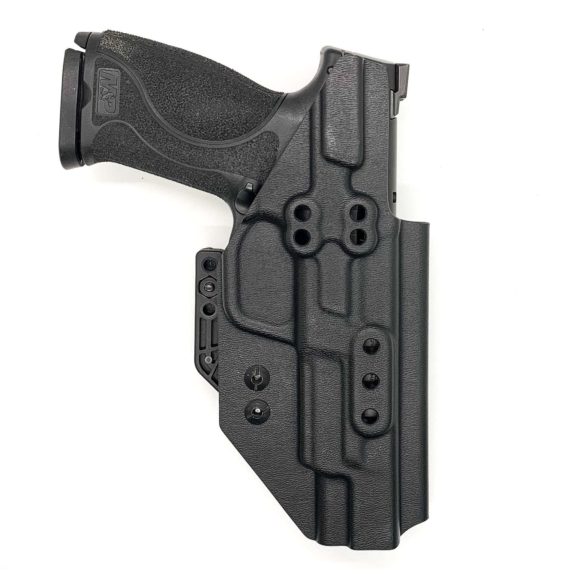 For the Best IWB AIWB for the Smith and Wesson M&P 5.6" Performance Center 10MM M2.0 pistol with or without thumb safety, shop Four Brothers 4BROS Holsters.  