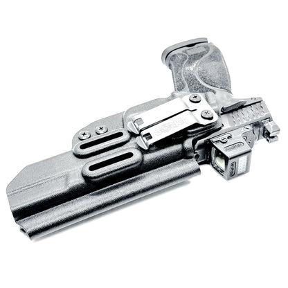 Black Smith & Wesson M&P 5.6 10MM M2.0 Inside Waistband Holster with DCC Monoblock and a Modwing