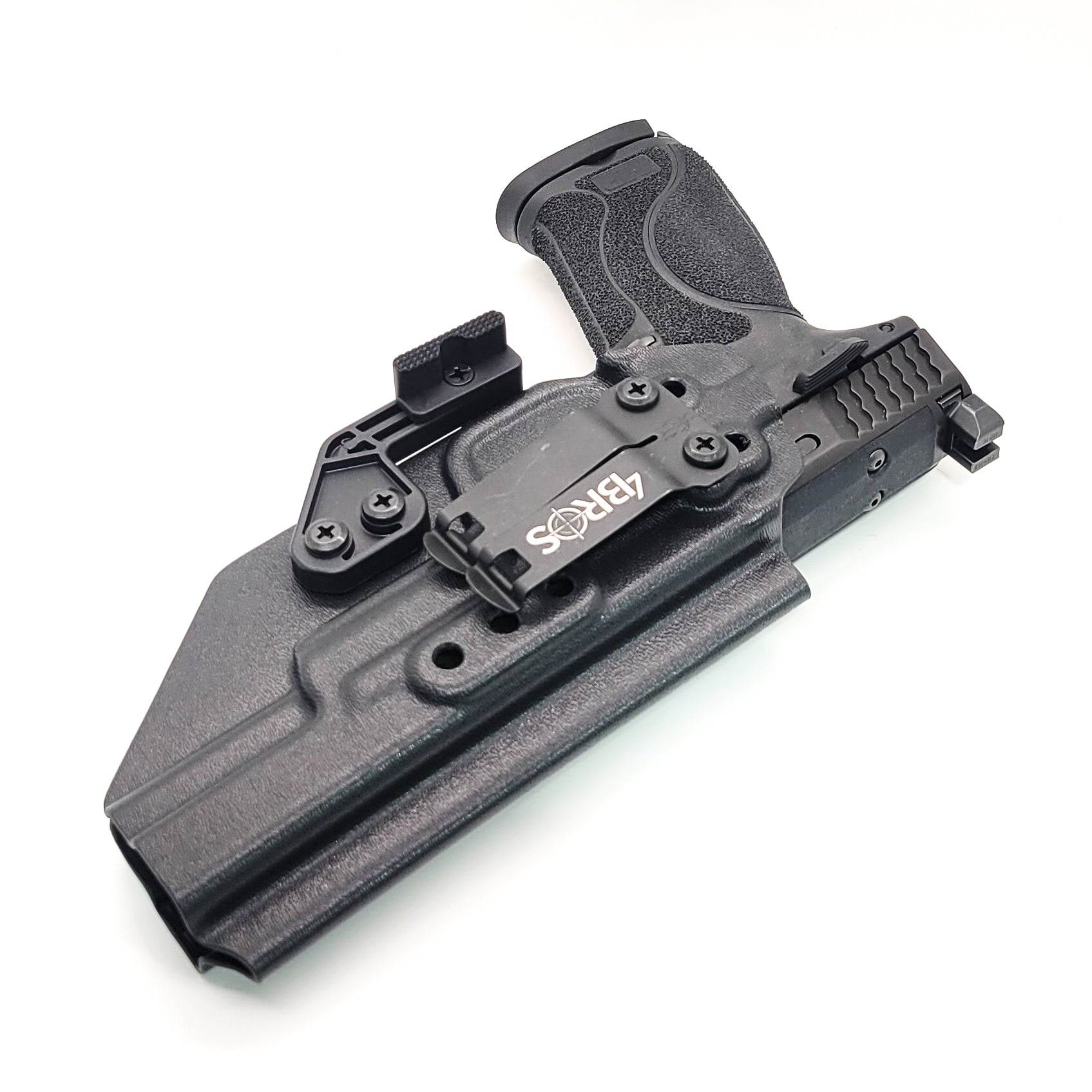 For the Best IWB AIWB for the Smith and Wesson M&P 5.6" Performance Center 10MM M2.0 pistol with or without thumb safety, shop Four Brothers 4BROS Holsters.  