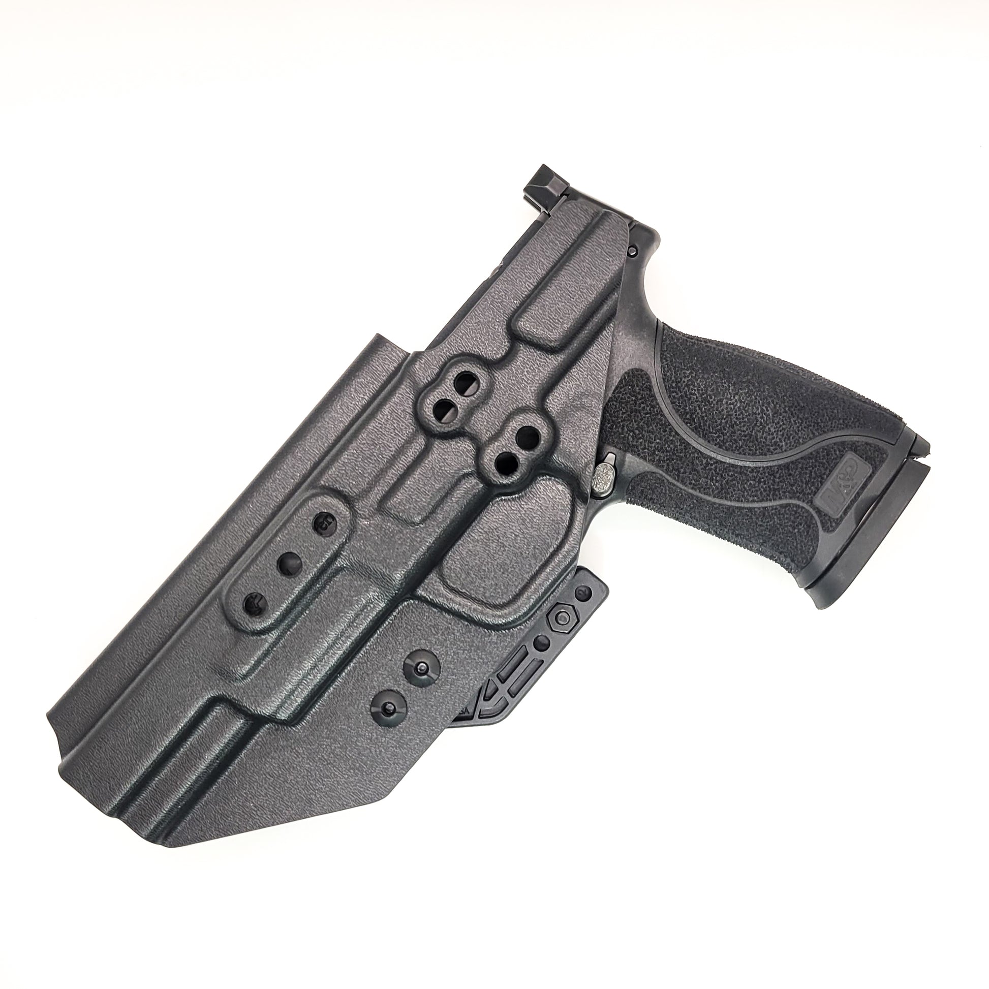 For the Best IWB AIWB for the Smith and Wesson M&P 5.6" Performance Center 10MM M2.0 pistol with or without thumb safety, shop Four Brothers 4BROS Holsters.  