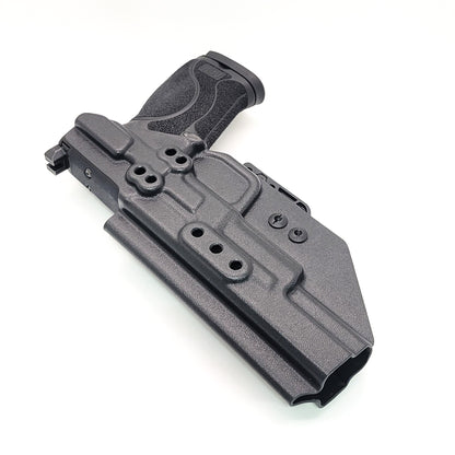 For the Best IWB AIWB for the Smith and Wesson M&P 5.6" Performance Center 10MM M2.0 pistol with or without thumb safety, shop Four Brothers 4BROS Holsters.  