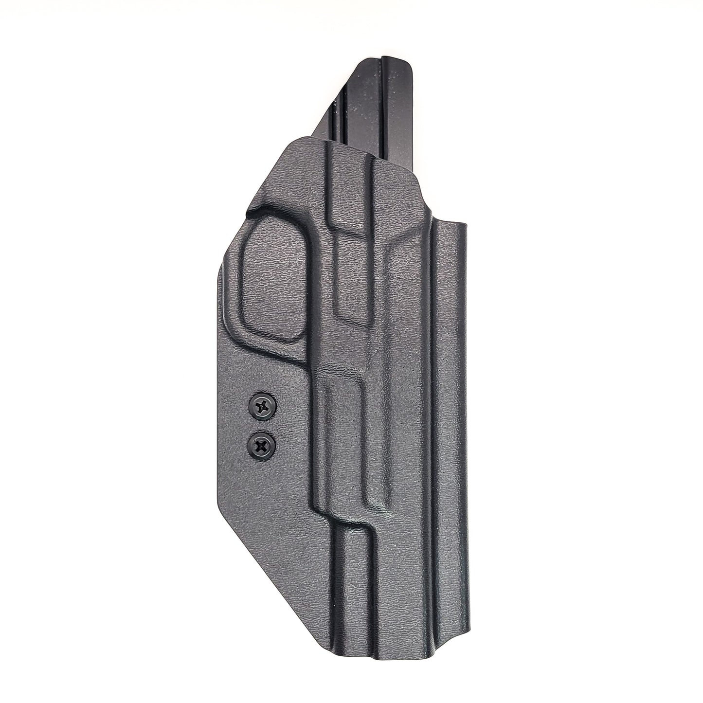 For the best OWB Holster designed for the S&W M&P 5.6" Performance Center, 4.6" & 4" 10MM M2.0 pistol with or without thumb safety, shop Four Brothers Holsters.