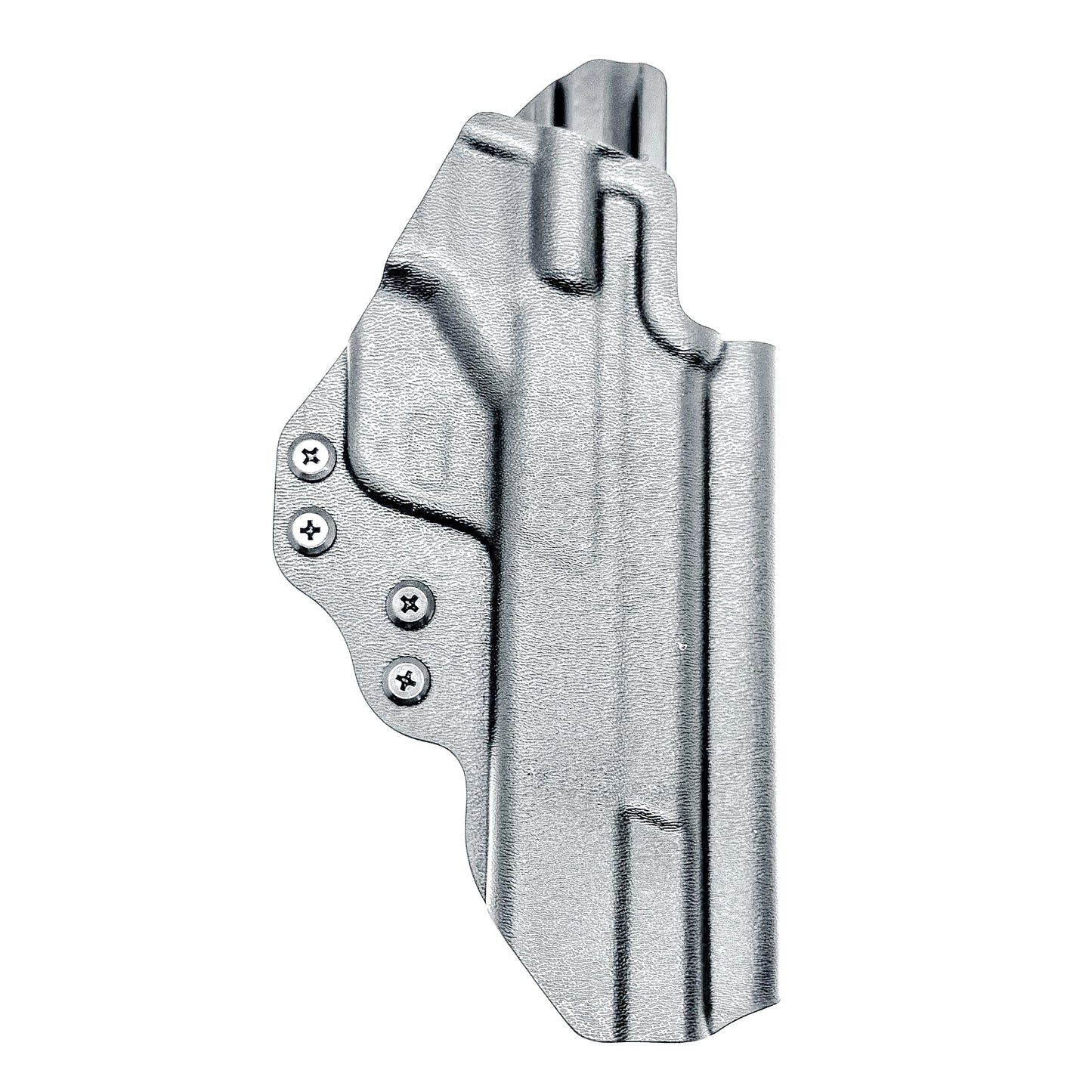 Black Smith & Wesson M&P 5.6" 10MM M2.0 Outside Waistband OWB Holster with 4BROS 1.5" Belt Slide.