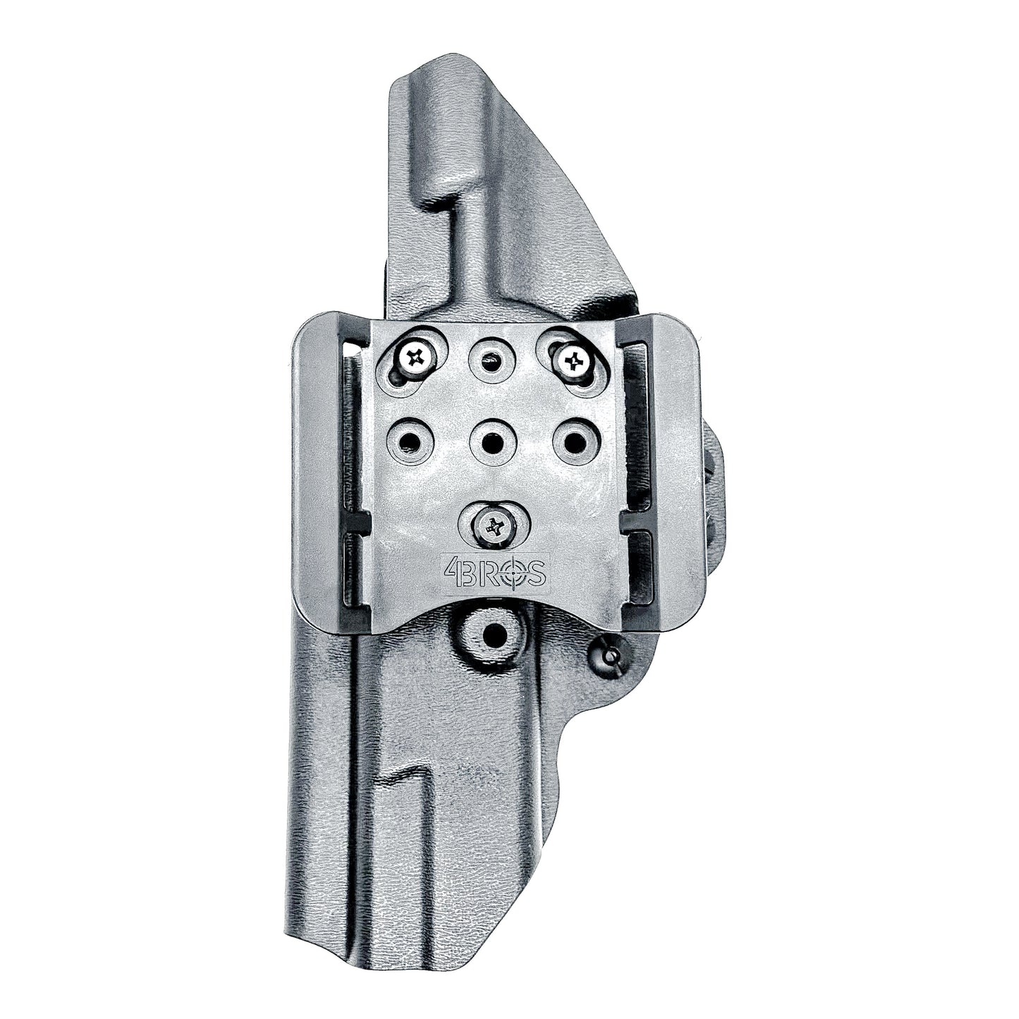 Black Smith & Wesson M&P 5.6" 10MM M2.0 Outside Waistband OWB Holster with 4BROS 1.5" Belt Slide.