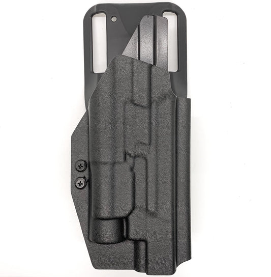 For the best OWB S&W Performance Center M&P M2.0 5.6" 10MM with thumb safety & Streamlight TLR-1 HL Duty & Competition Holster, shop Four Brothers Holsters. 