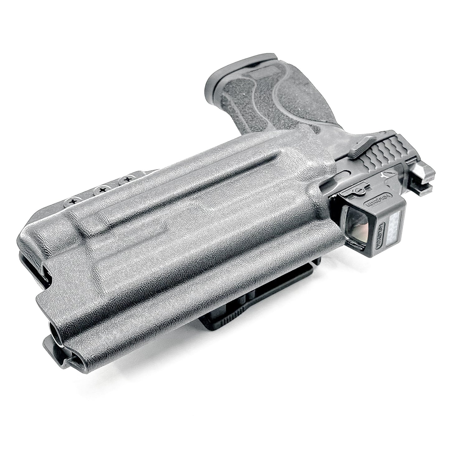 For the best Outside Waistband OWB holster for the Smith & Wesson 5.6 10MM Performance Center pistol & Streamlight TLR-1 HL-X shop Four Brothers Holsters. 
