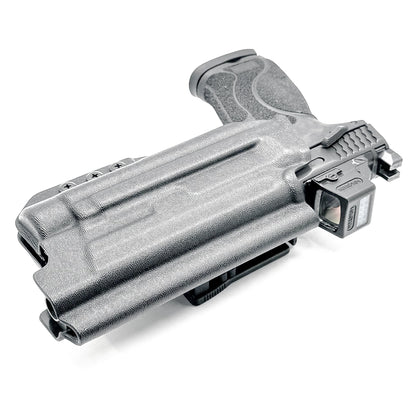 For the best Outside Waistband OWB holster for the Smith & Wesson 5.6 10MM Performance Center pistol & Streamlight TLR-1 HL-X shop Four Brothers Holsters. 