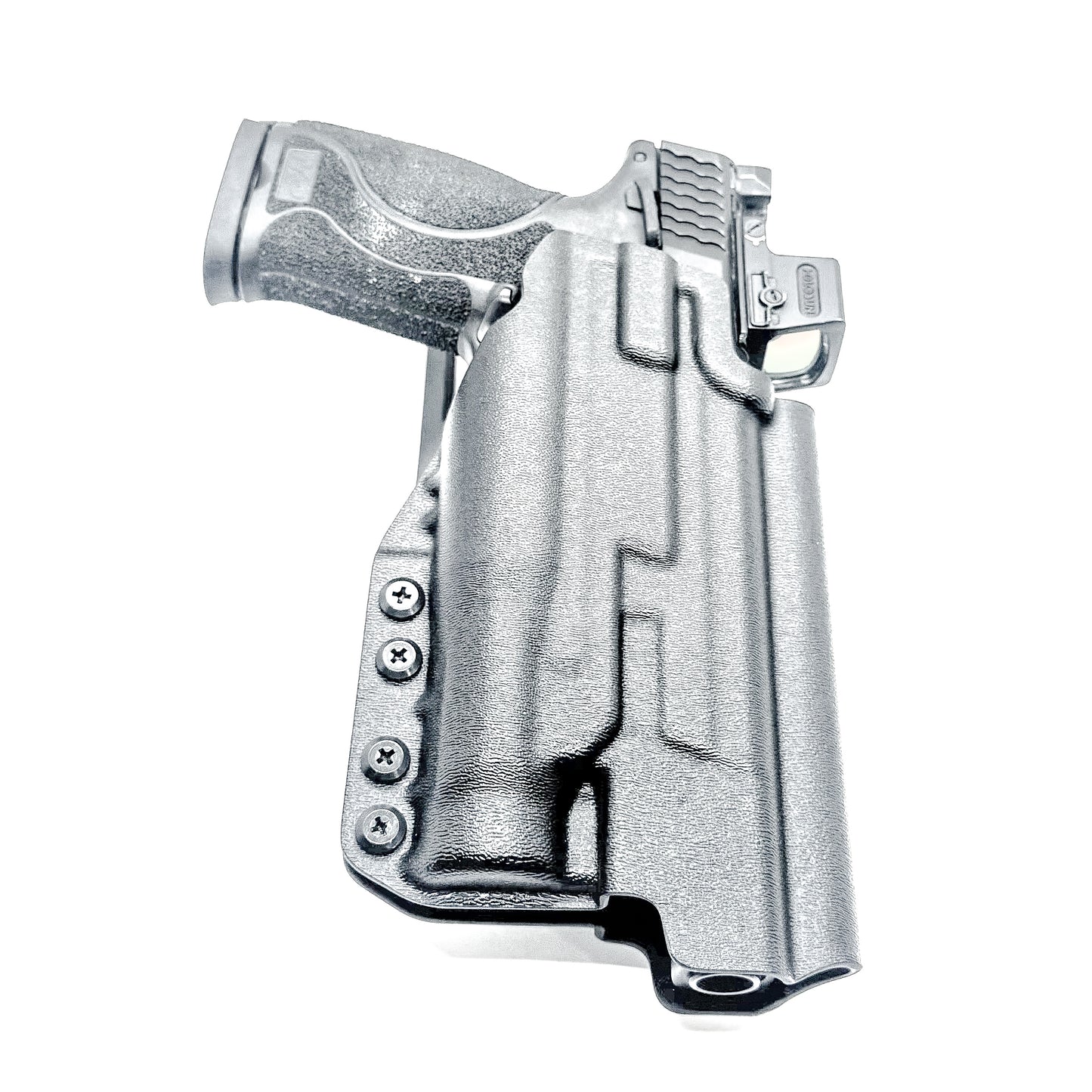 Black OWB S&W Performance Center M&P M2.0 5.6" 10MM with thumb safety & Streamlight TLR-1 HL Duty & Competition Holster