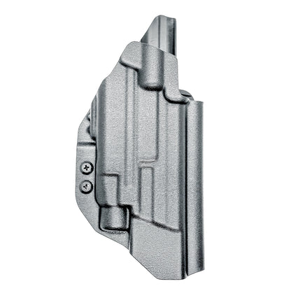 Black Outside Waistband OWB Holster for the Smith & Wesson M&P 5.6" 10MM pistol & Streamlight TLR-7 A, X & TLR-7 HL-X with 4Bros 1.5" Belt Slide.