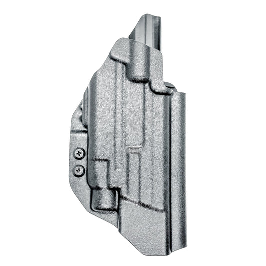 Black Outside Waistband OWB Holster for the Smith & Wesson M&P 5.6" 10MM pistol & Streamlight TLR-7 A, X & TLR-7 HL-X with 4Bros 1.5" Belt Slide.