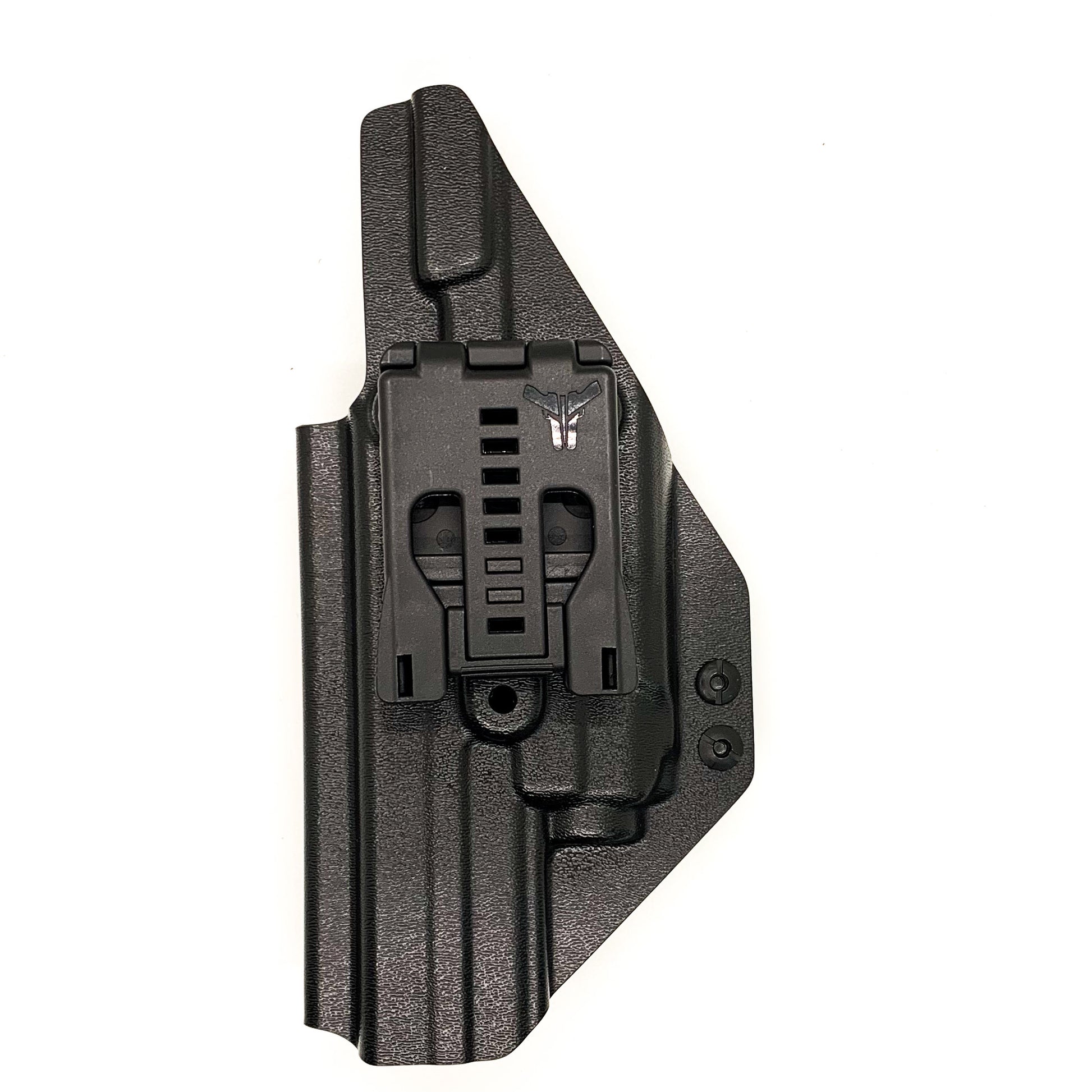For the best Kydex Outside Waistband Holster for Smith & Wesson M&P 5.6" Performance Center 10MM M2.0 with thumb safety & TLR-8A shop Four Brothers Holsters.  