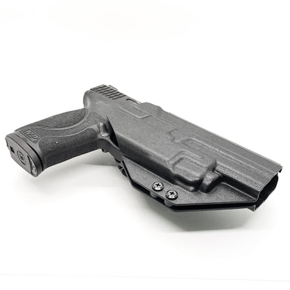 For the best Kydex Outside Waistband Holster for Smith & Wesson M&P 5.6" Performance Center 10MM M2.0 with thumb safety & TLR-8A shop Four Brothers Holsters.  