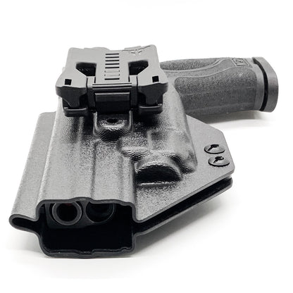 For the best Kydex Outside Waistband Holster for Smith & Wesson M&P 5.6" Performance Center 10MM M2.0 with thumb safety & TLR-8A shop Four Brothers Holsters.  