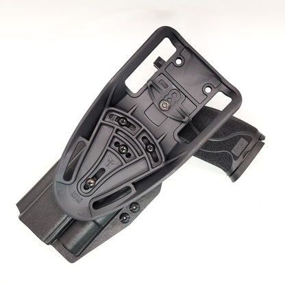 For the best OWB S&W Performance Center M&P 10MM M2.0 5.6" pistol & Surefire X300U-A or B, X300T-A or B Duty & Competition Holster shop Four Brothers Holsters. 