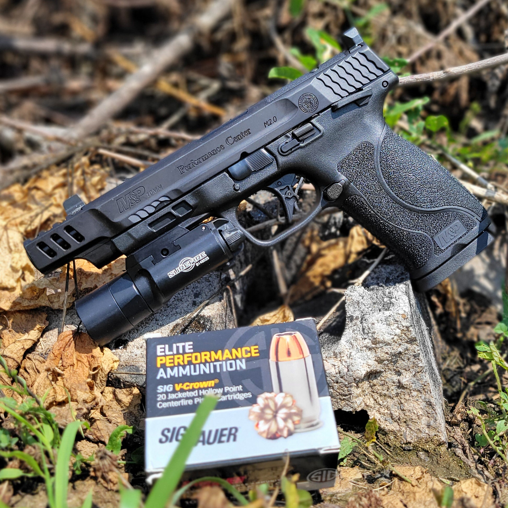 Holsters for the Smith and Wesson M&P 10MM 5.6" Performance Center M2.0 pistol can be purchased from Four Brothers Holsters.