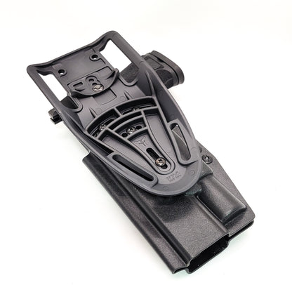 For the best OWB S&W Performance Center M&P 10MM M2.0 5.6" pistol & Surefire X300U-A or B, X300T-A or B Duty & Competition Holster shop Four Brothers Holsters. 